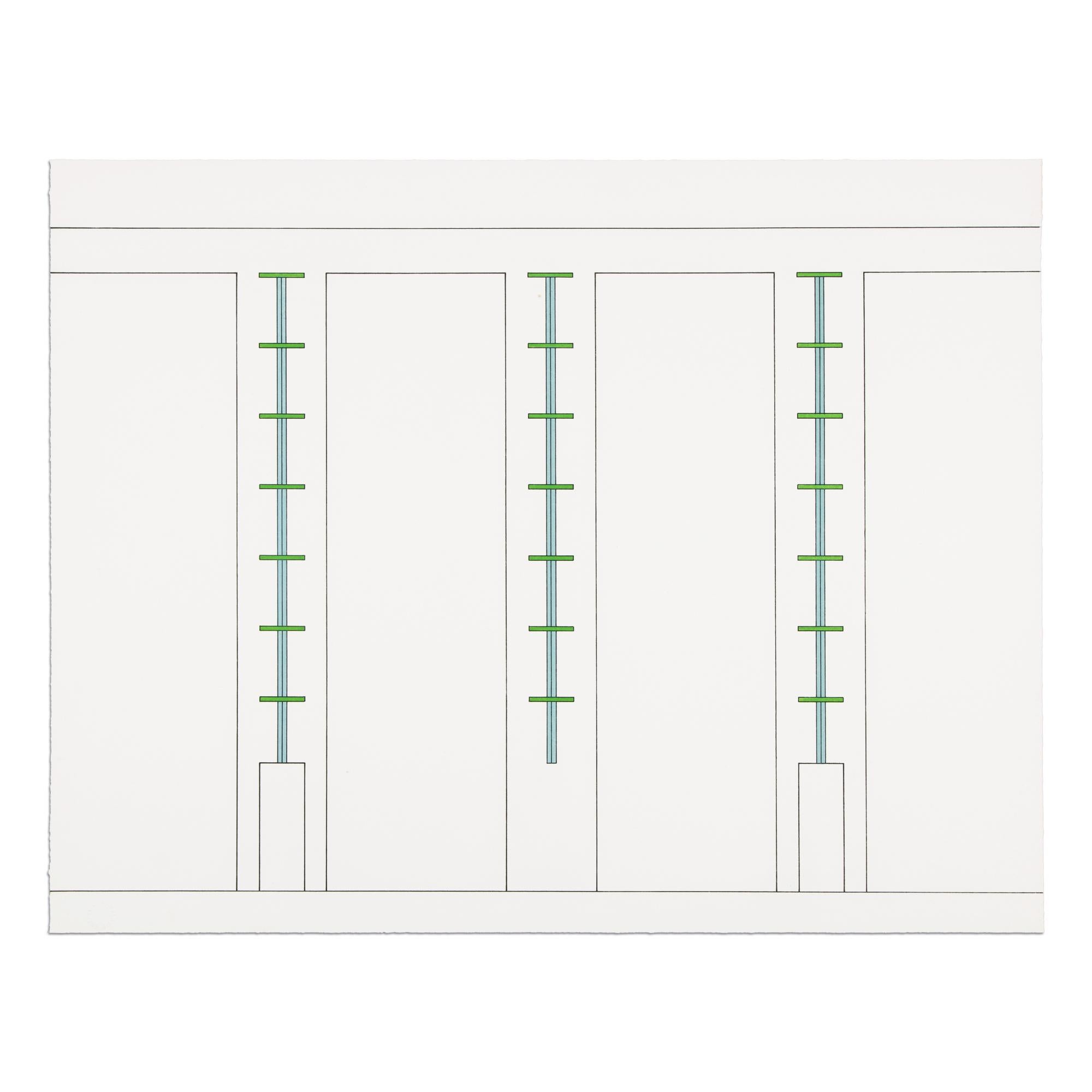 Dan Flavin, Senza titolo (Foglio 10 da Progetti 1963-1995), Minimalismo, Astratto