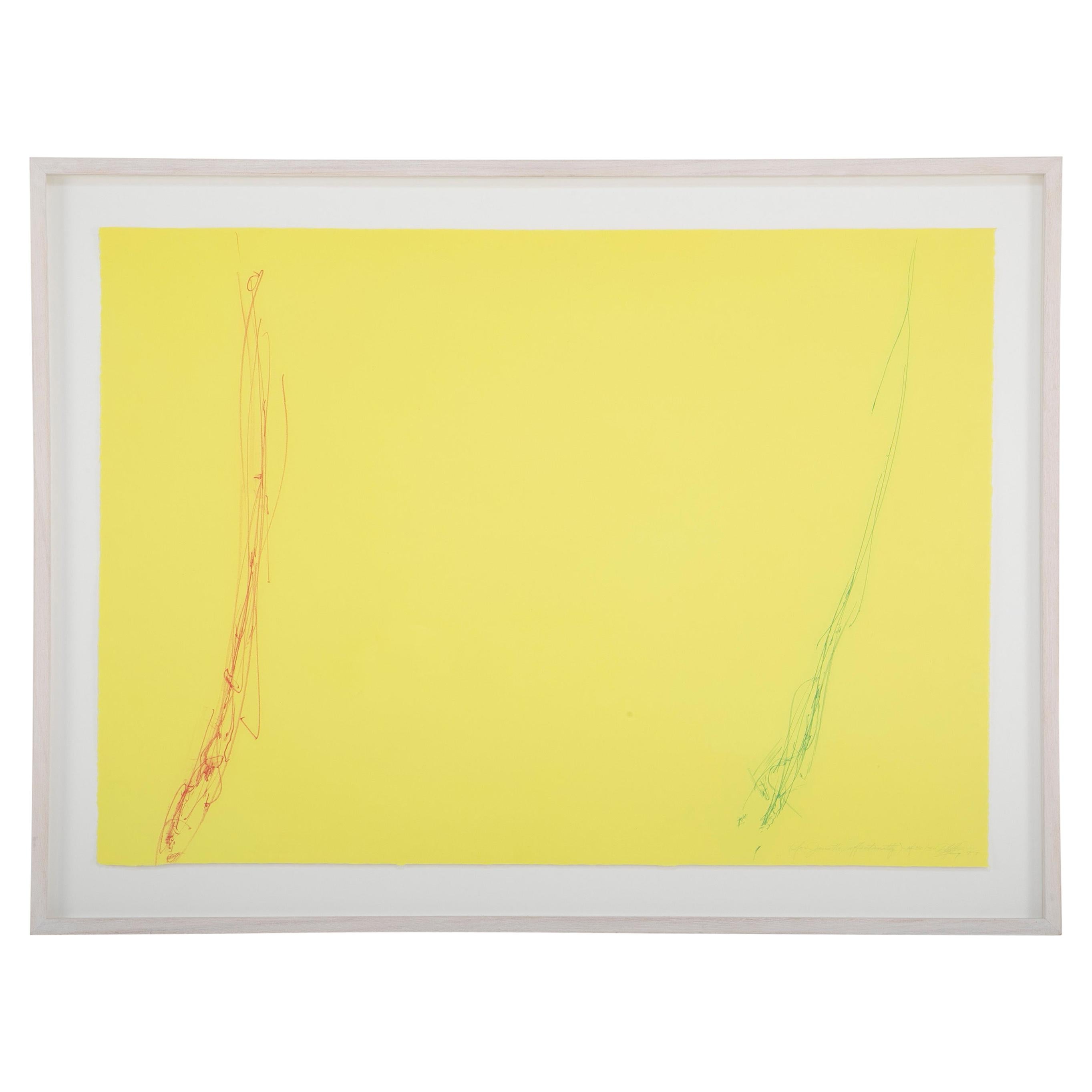 Dan Flavin "for Janette, affectionately" Aquatint in Colors For Sale
