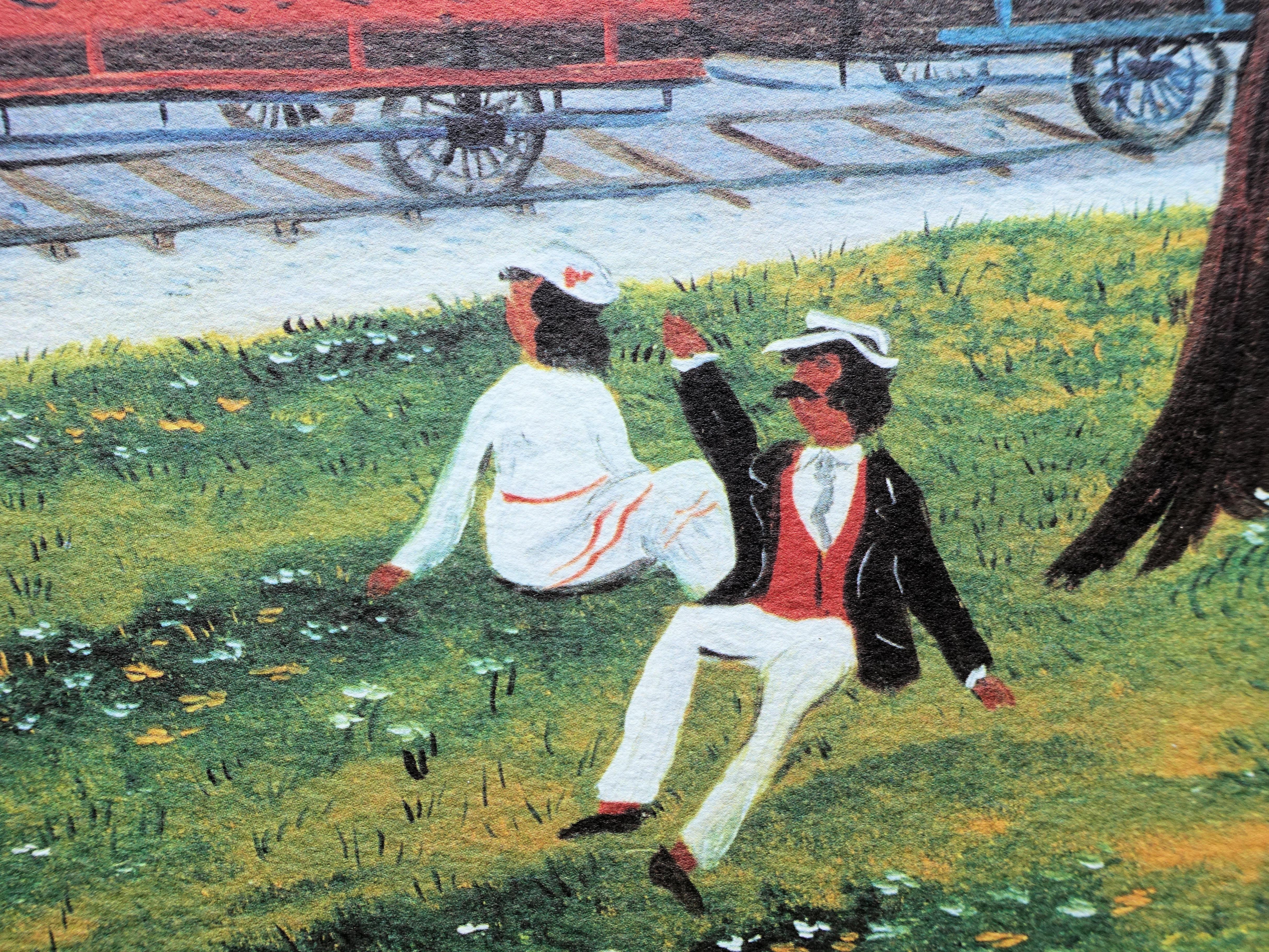 PARIS : Train to St Germain - Original Lithograph, HANDSIGNED & Ltd /225 For Sale 5
