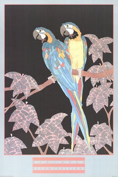 Dan Goad „Macaws“ 1989- Offset-Lithographie