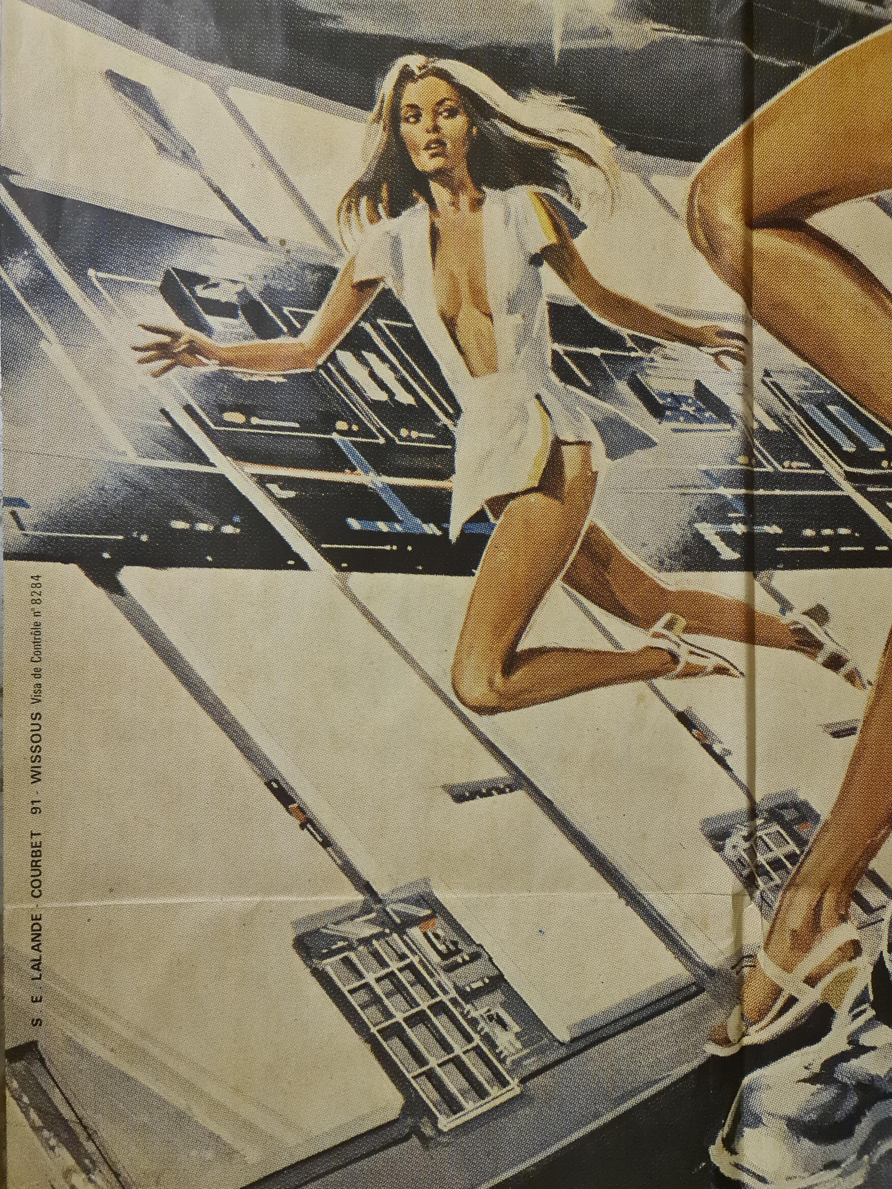 Ian Fleming James Bond 007 Movie Moonraker 1979 Original Poster French version For Sale 1