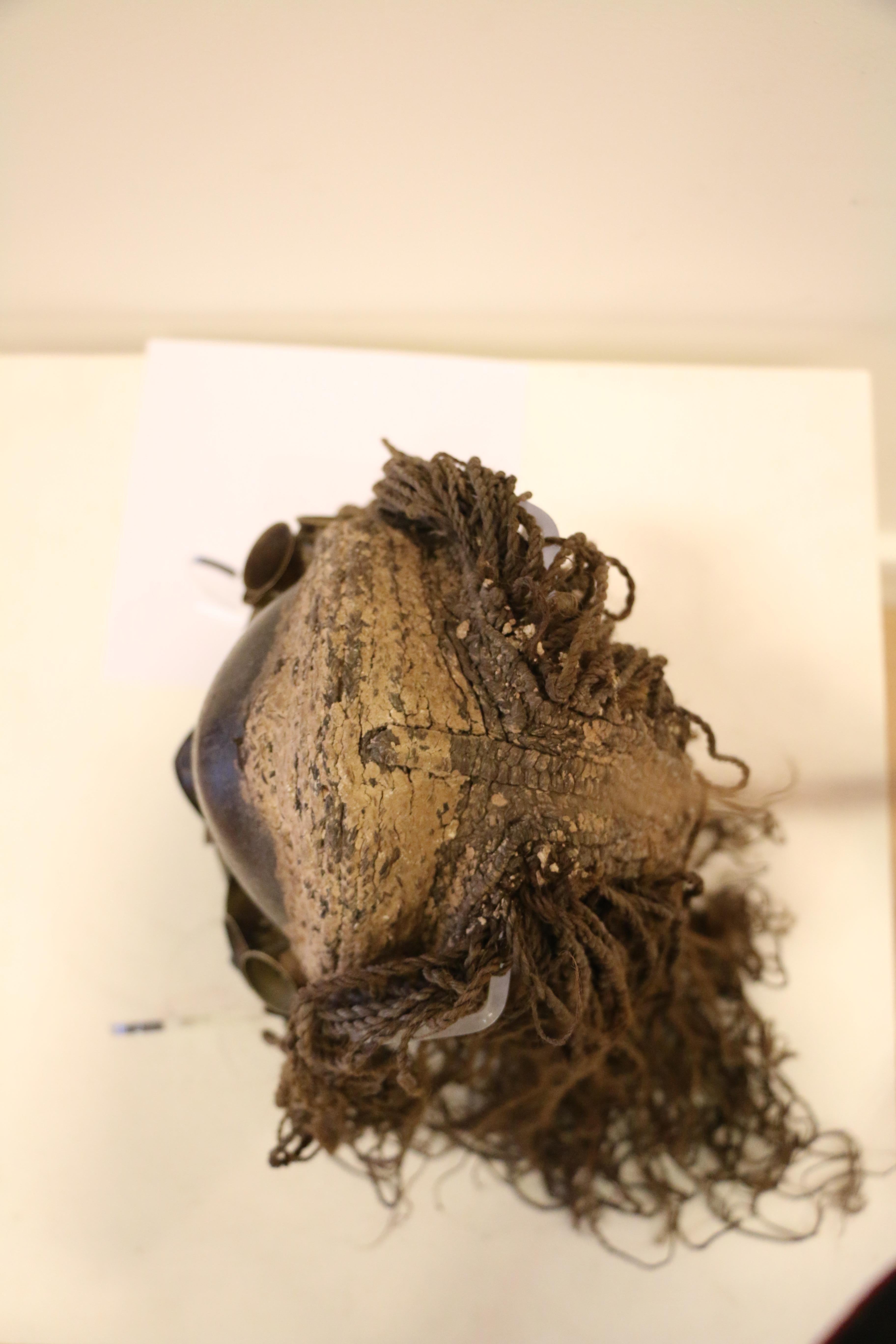 Bronze Dan-Guéré Mask, fist half of the XXth century For Sale