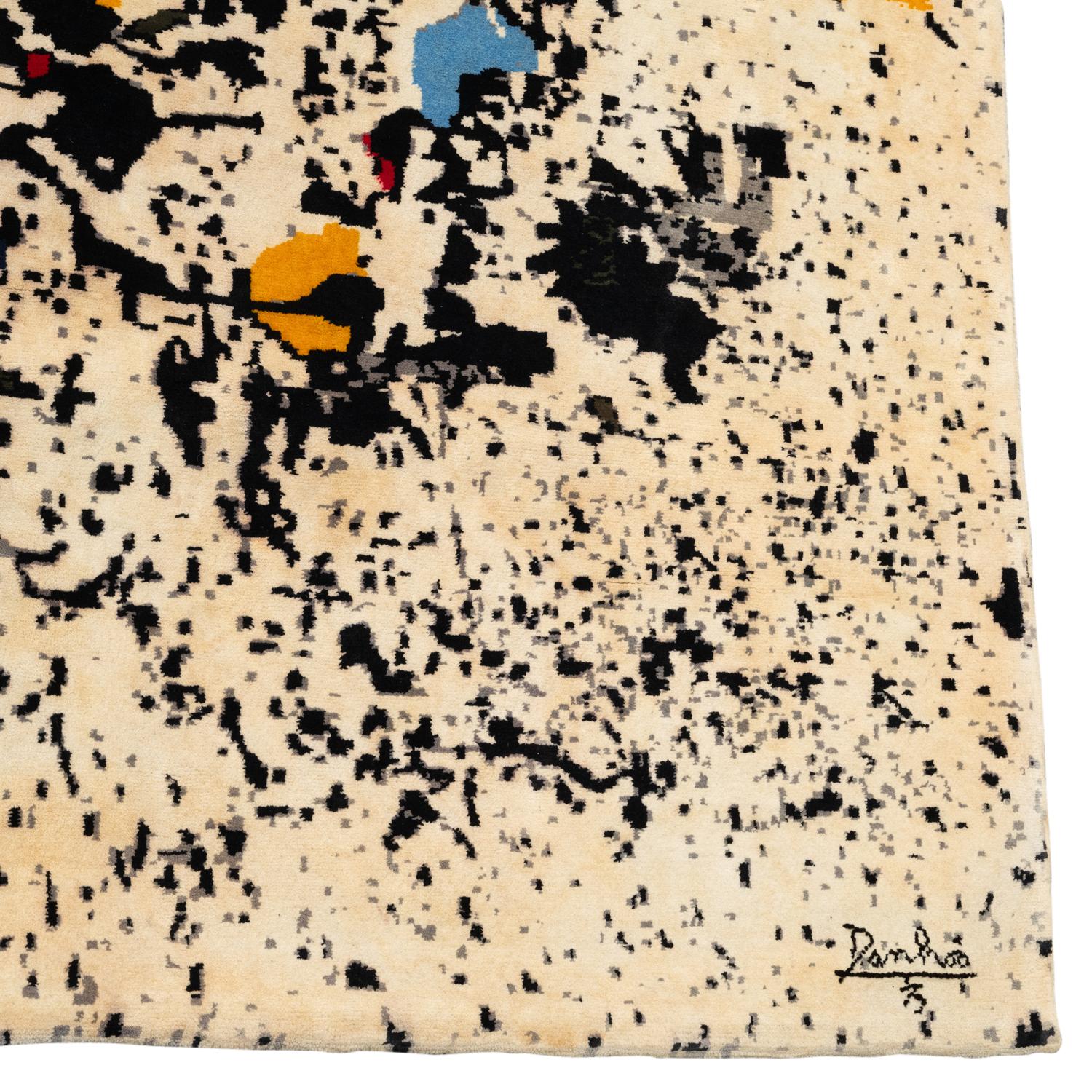Dan Hôo, Teppich oder Wandteppich, aus Wolle. Zeitgenössische Arbeit im Zustand „Gut“ im Angebot in Saint-Ouen, FR