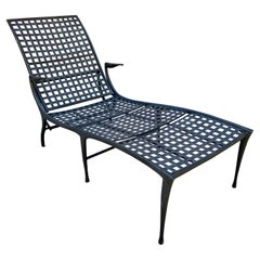 Dan Johnson Aluminum Chaise Lounge by Brown Jordan