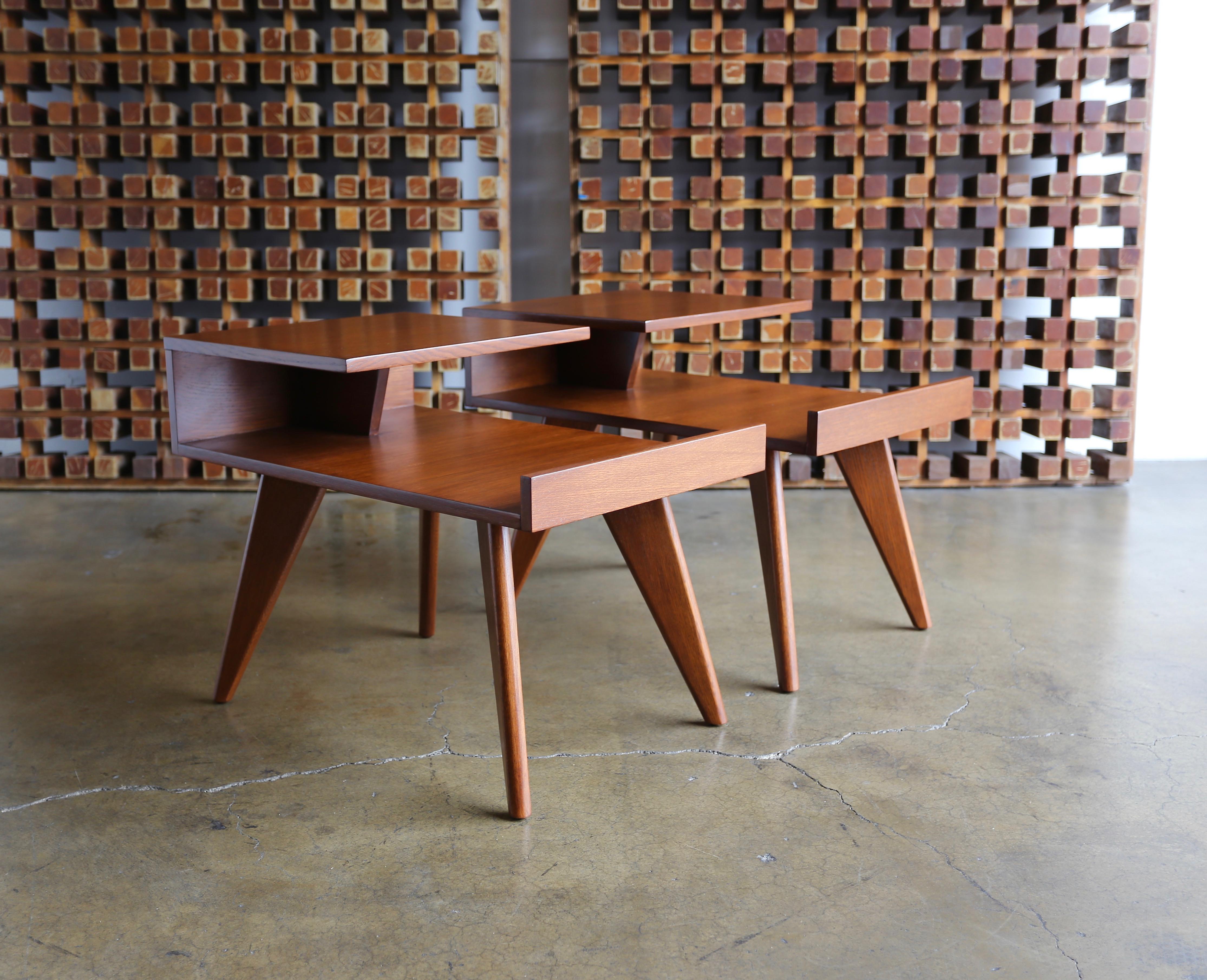 Mid-Century Modern Dan Johnson for Hayden Hall End Tables