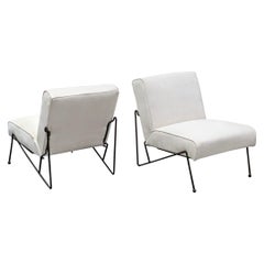 Dan Johnson for Pacific Iron Lounge Chairs, a Pair