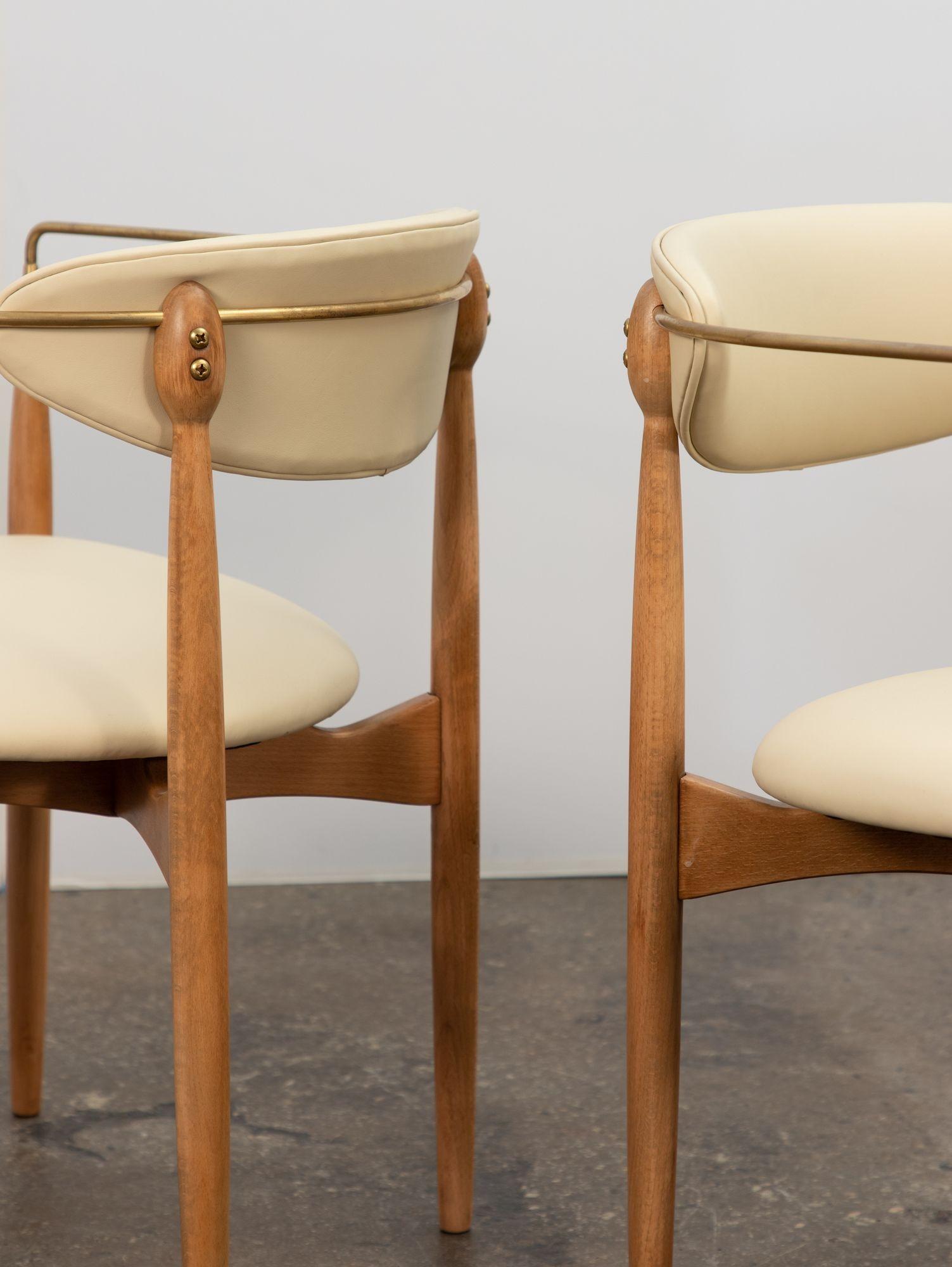 Dan Johnson for Selig Viscount Chairs in Leather 4