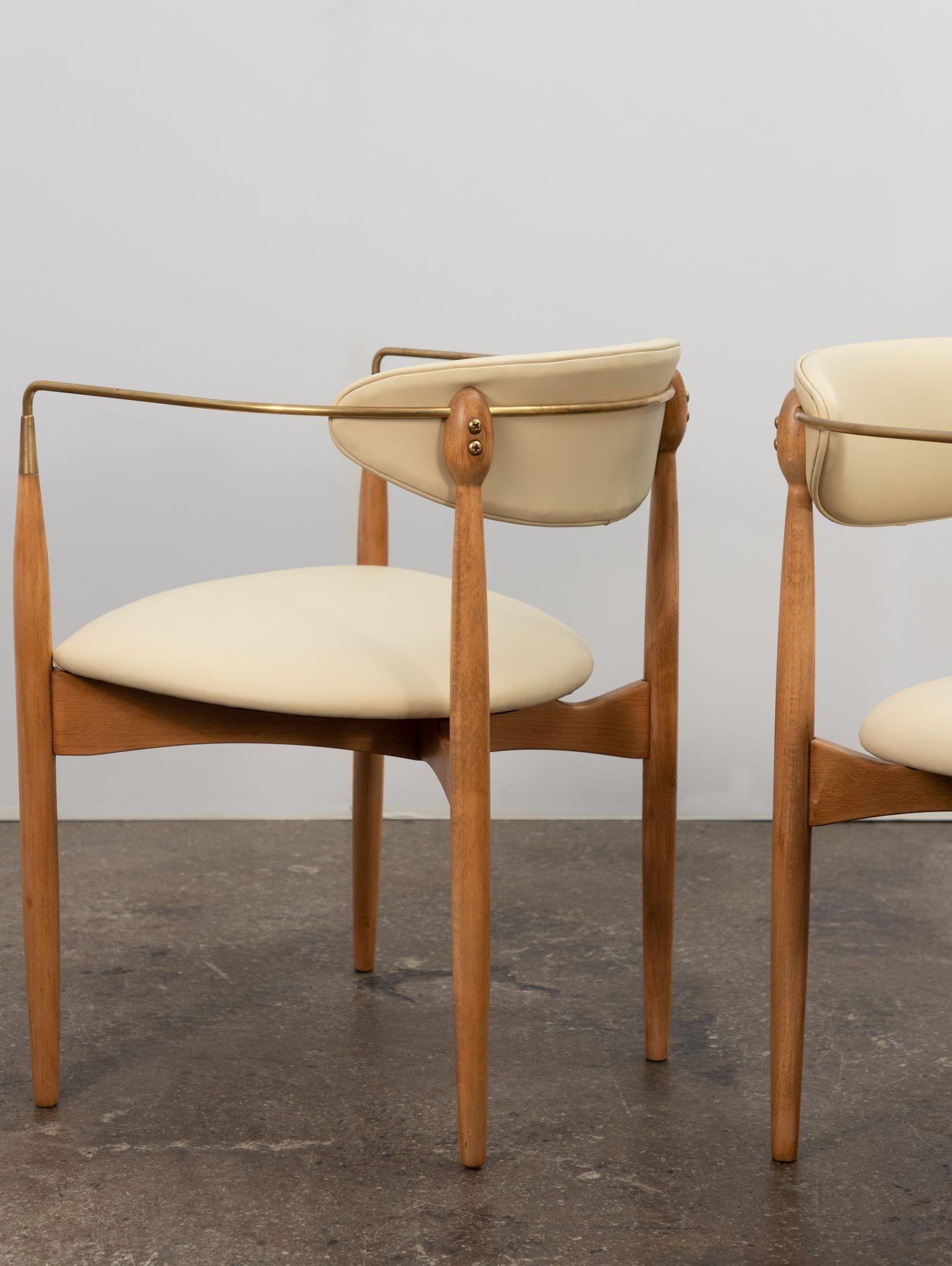 Dan Johnson for Selig Viscount Chairs in Leather 5