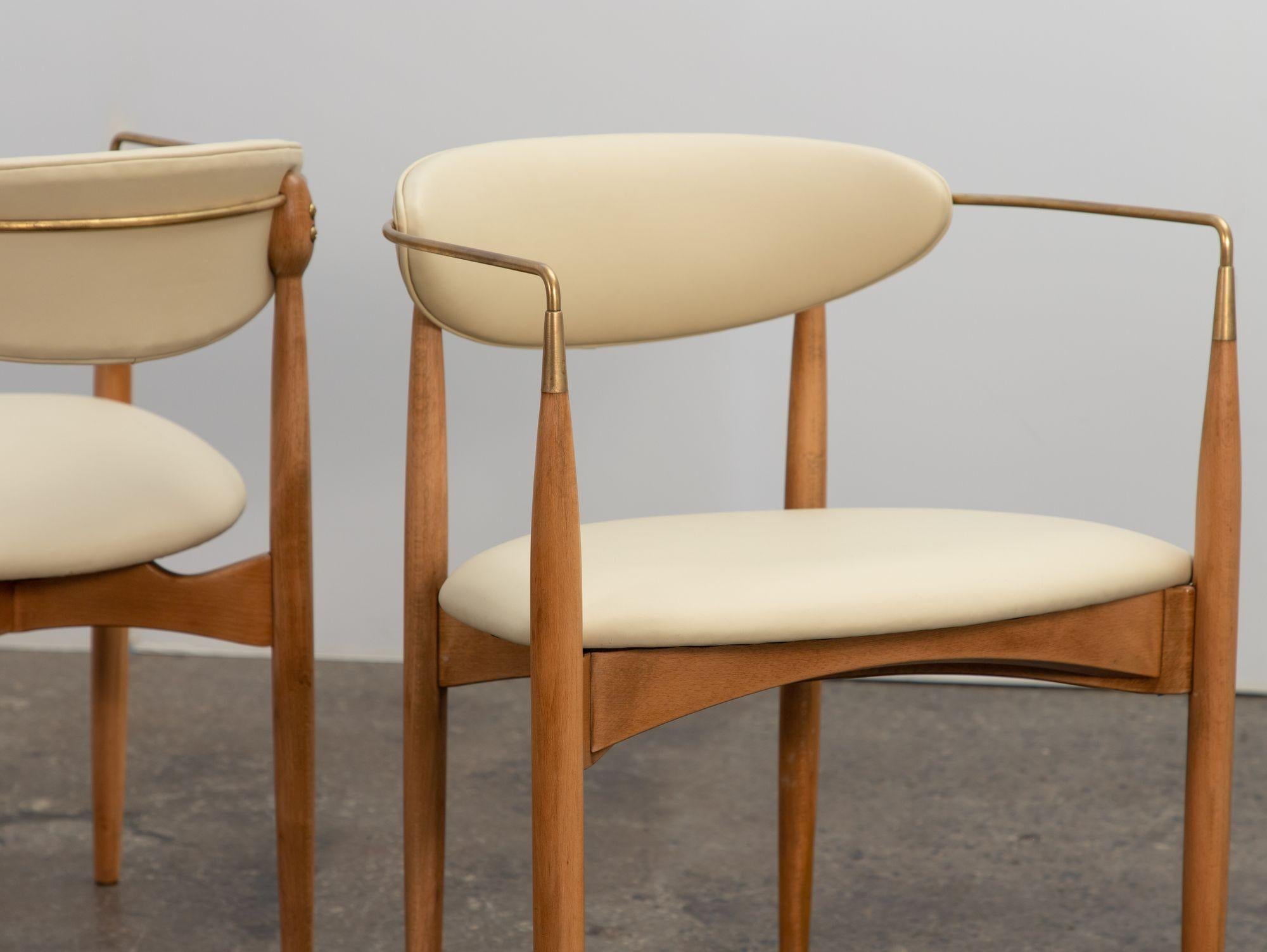 Dan Johnson for Selig Viscount Chairs in Leather 2