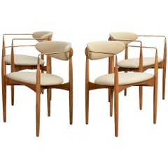 Dan Johnson for Selig Viscount Chairs in Leather