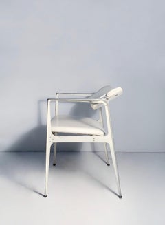 Dan Johnson for Shelby Williams Aluminum Armchair - rare variation