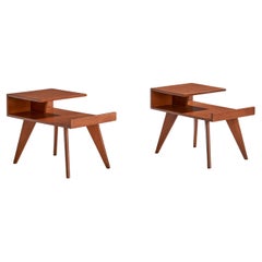 Dan Johnson, Side Tables, Mahogany, USA, 1950s