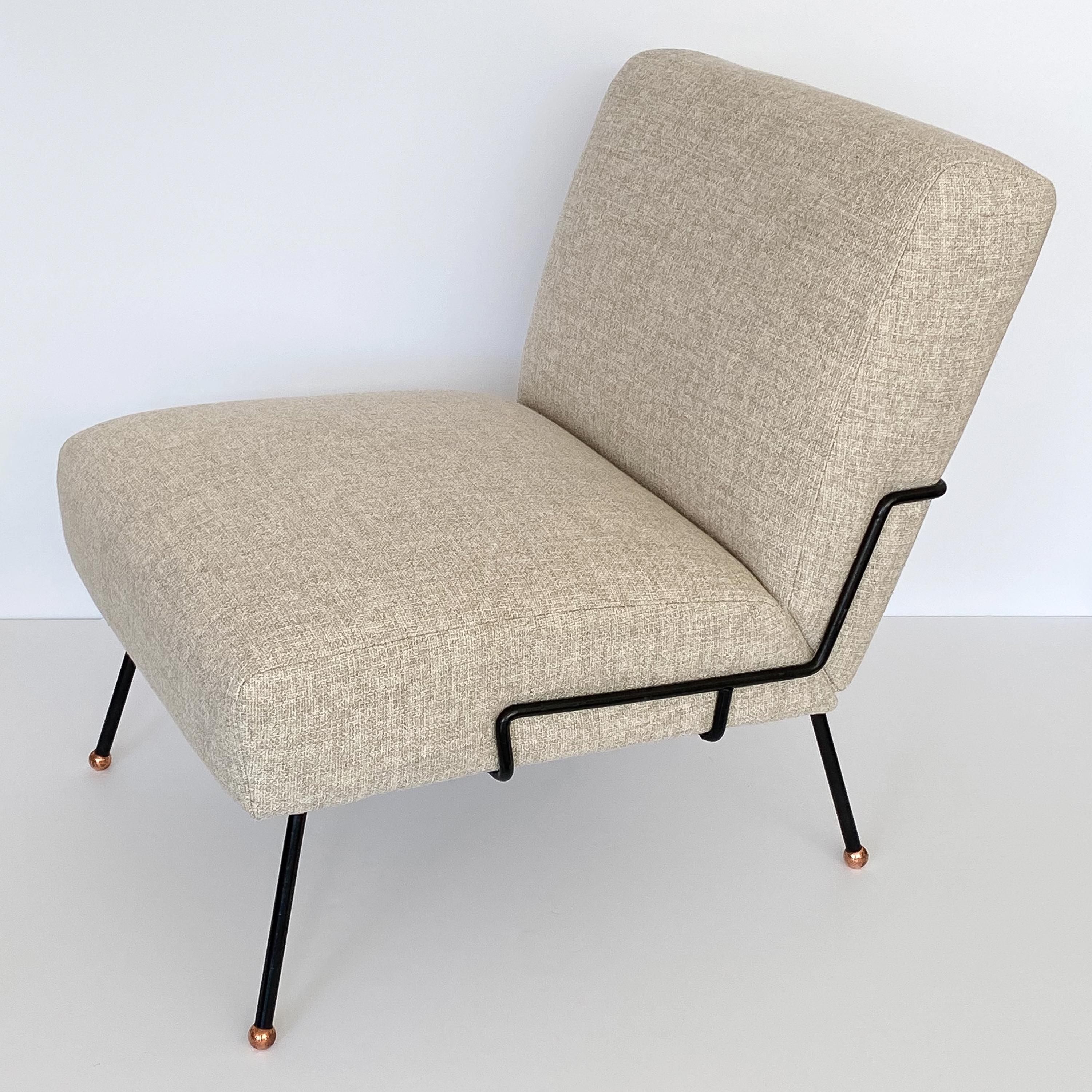 Mid-Century Modern Dan Johnson Slipper Lounge Chair for Pacific Iron