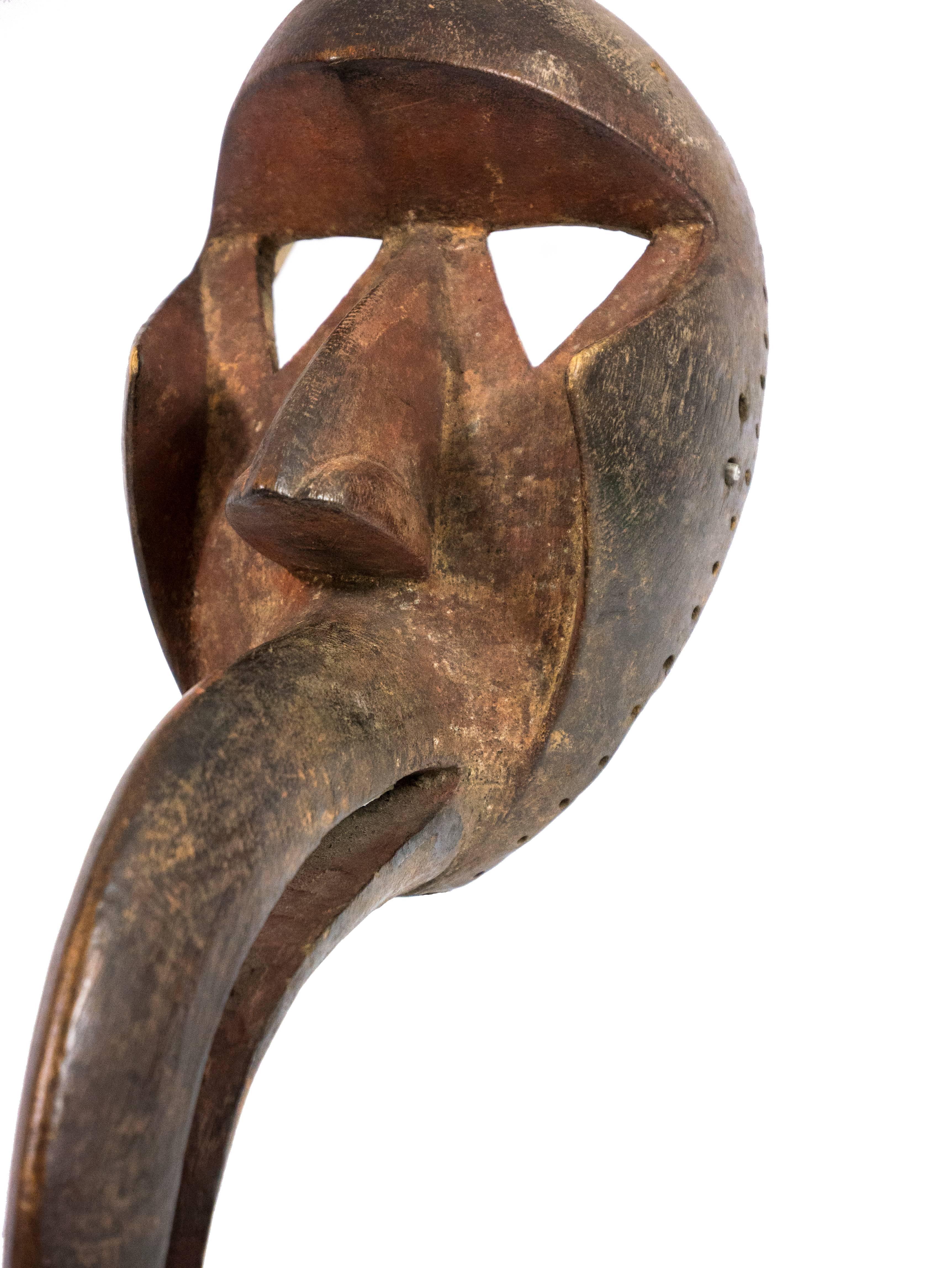 Dan Keagle Mask Ivory Coast, Early 20th Century In Excellent Condition For Sale In Edinburgh, GB