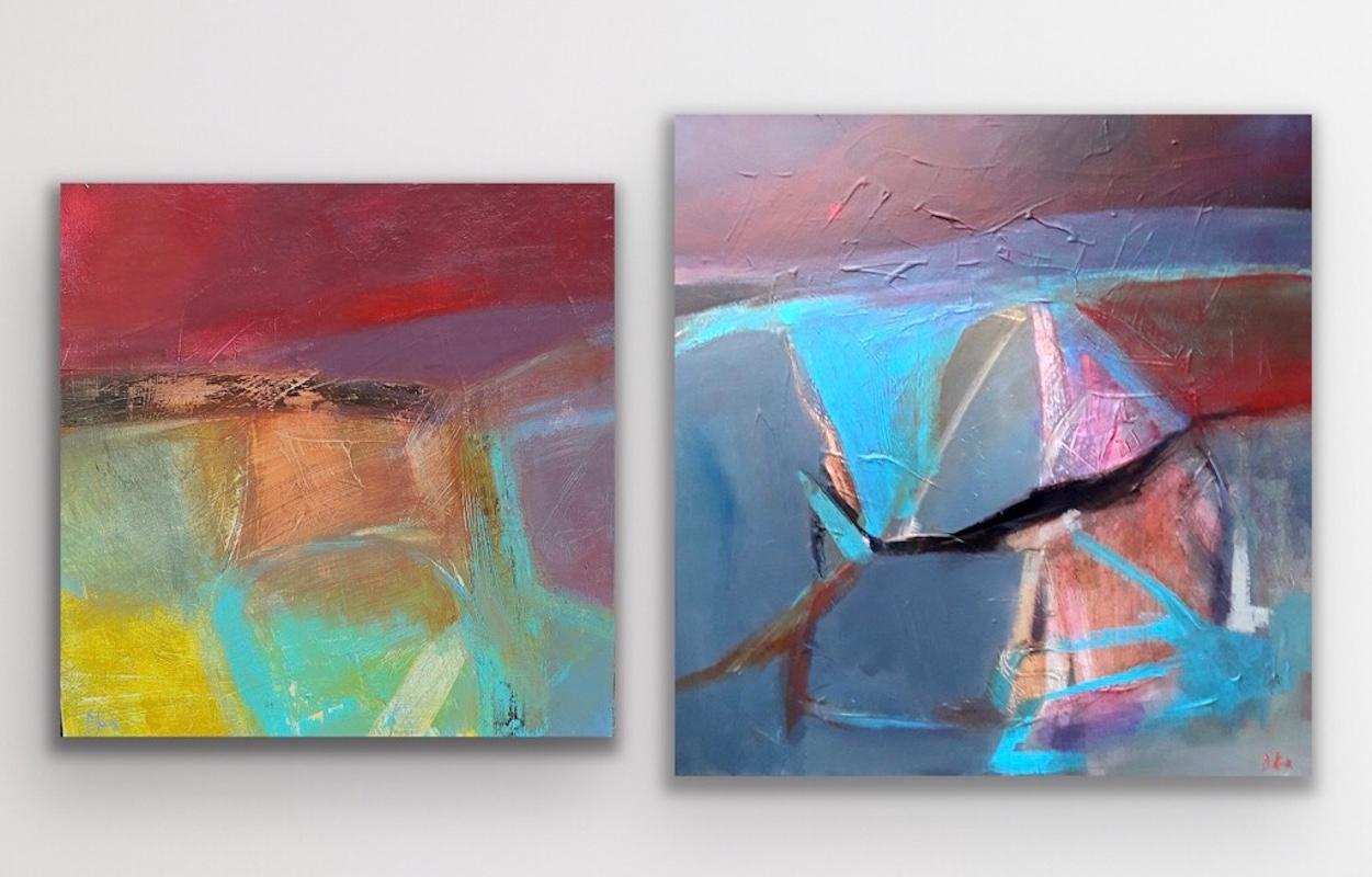 Rotation and Primary #1 diptych