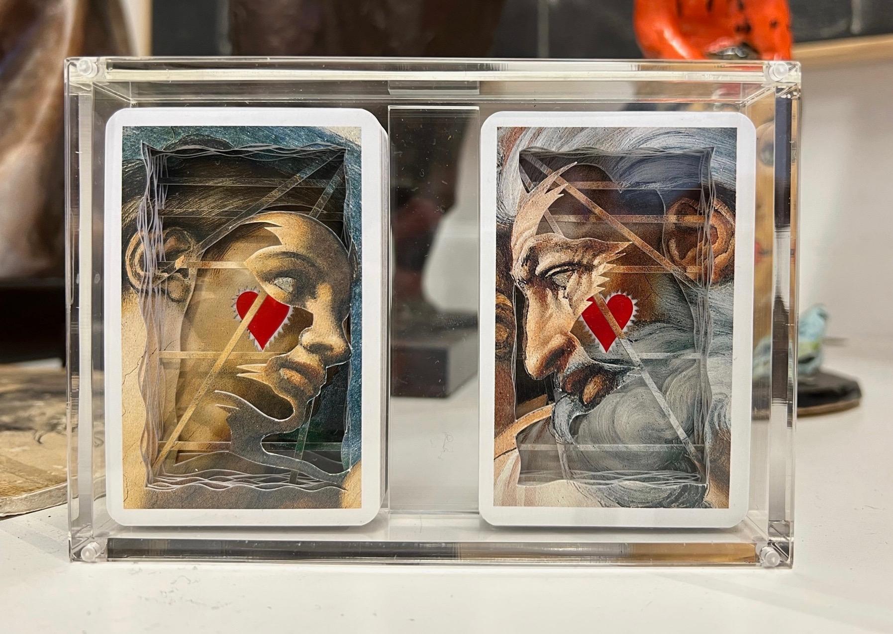 Michelangelo Diptych - Mixed Media Art by Dan Levin