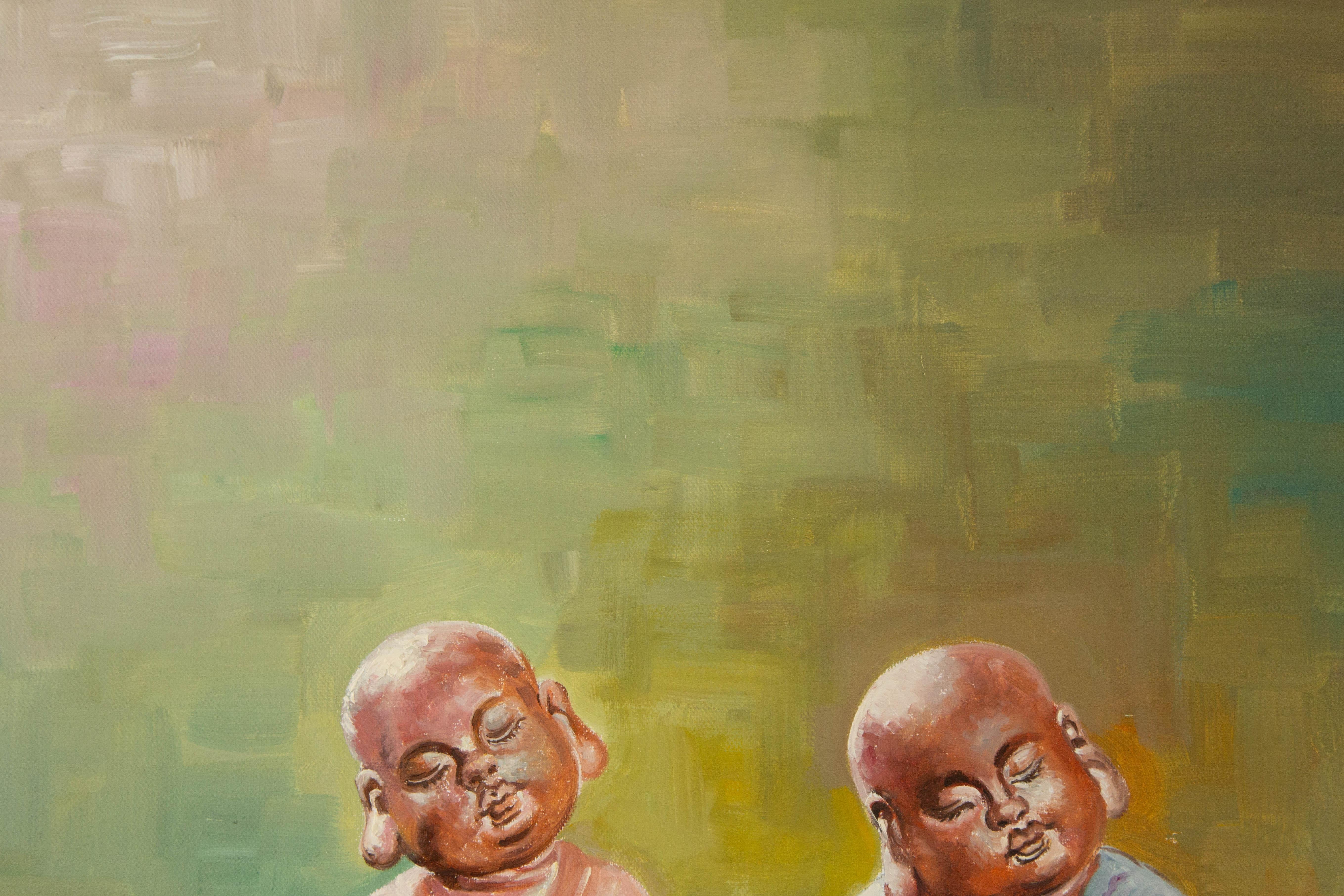 Dan Li Contemporary Original Oil On Canvas 