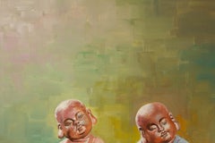 Dan Li Contemporary Original Oil On Canvas "Little Spirit"