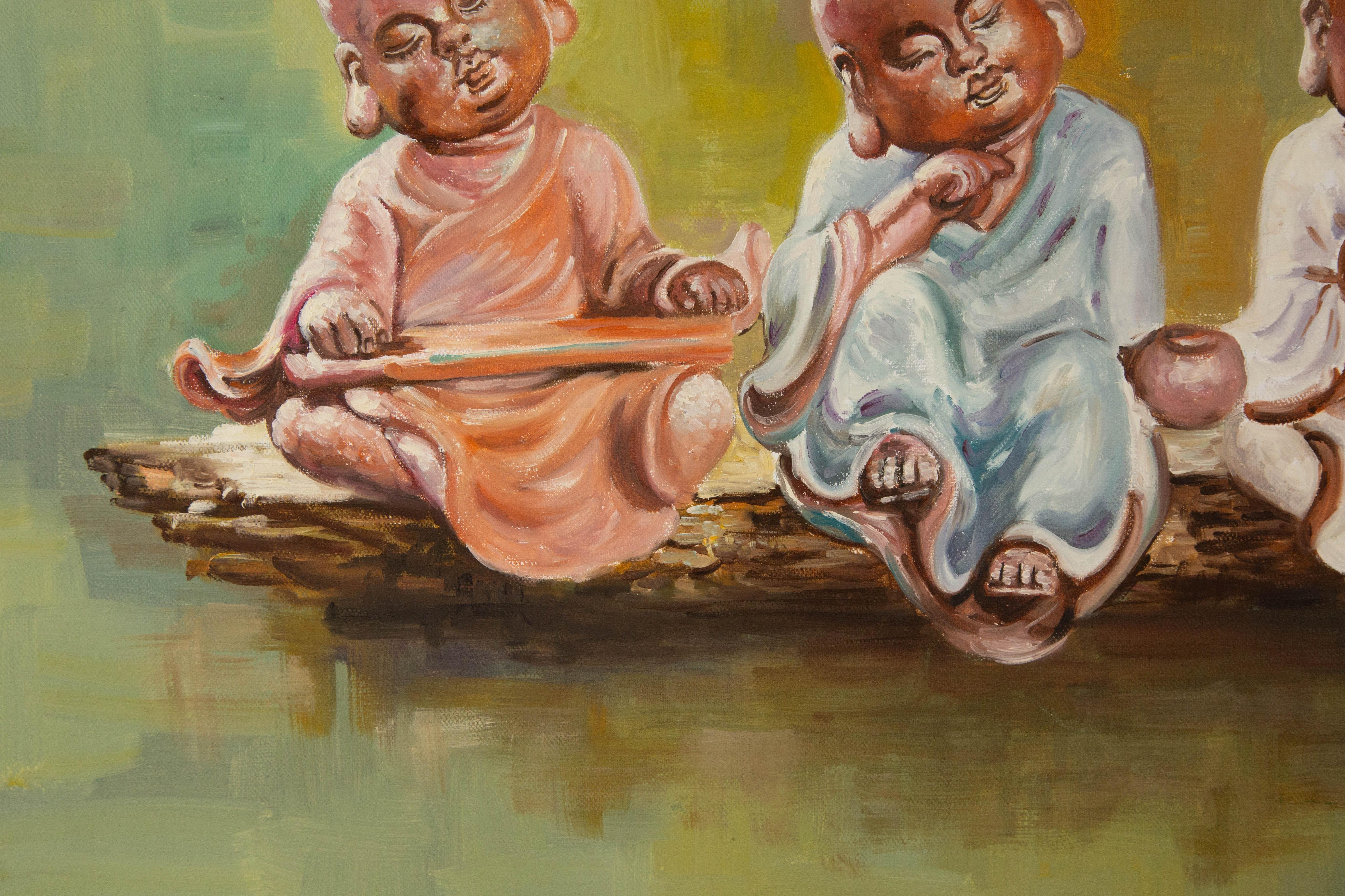 Dan Li Contemporary Original Oil On Canvas 