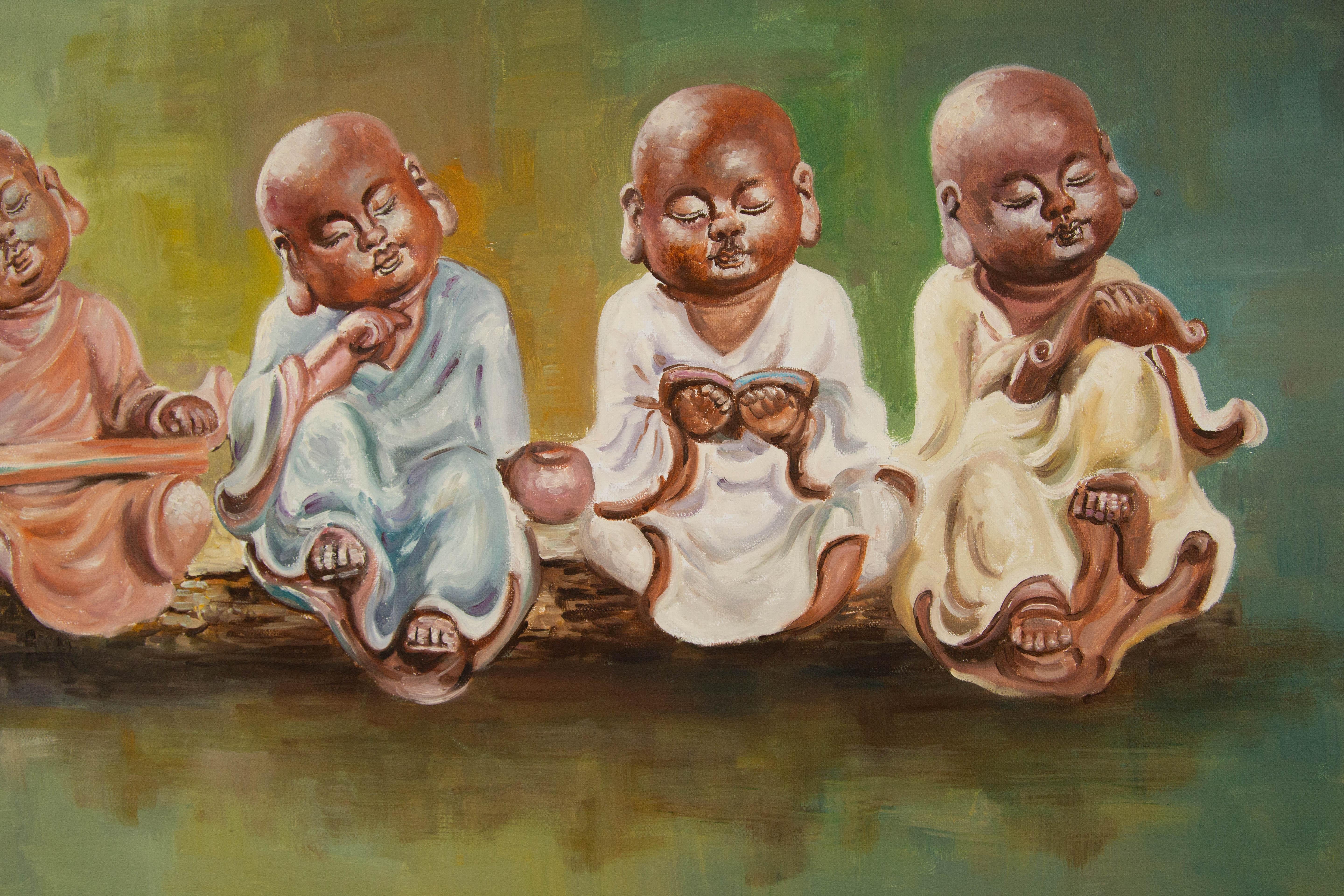 Dan Li Contemporary Original Oil On Canvas 