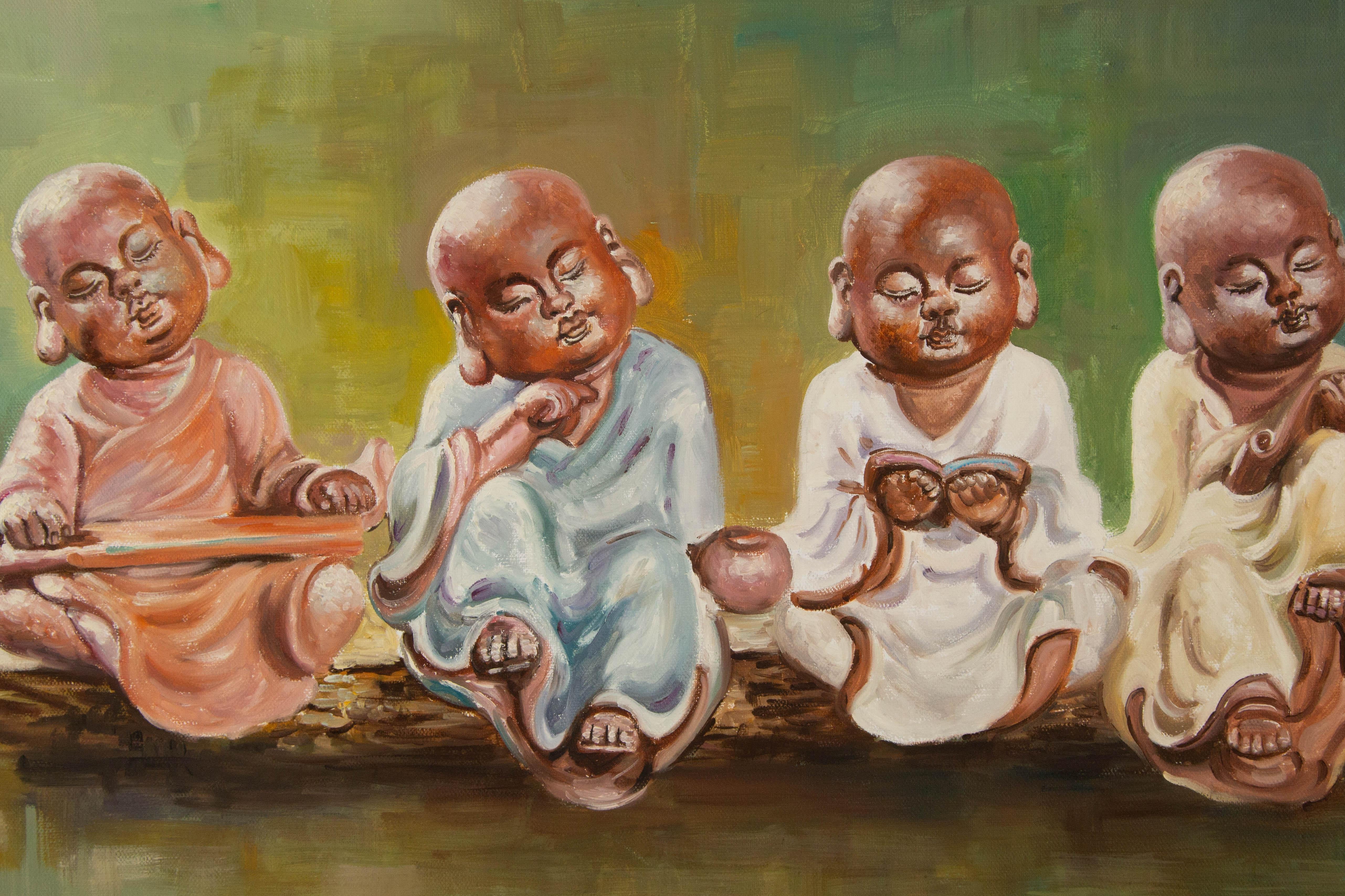 Dan Li Contemporary Original Oil On Canvas 