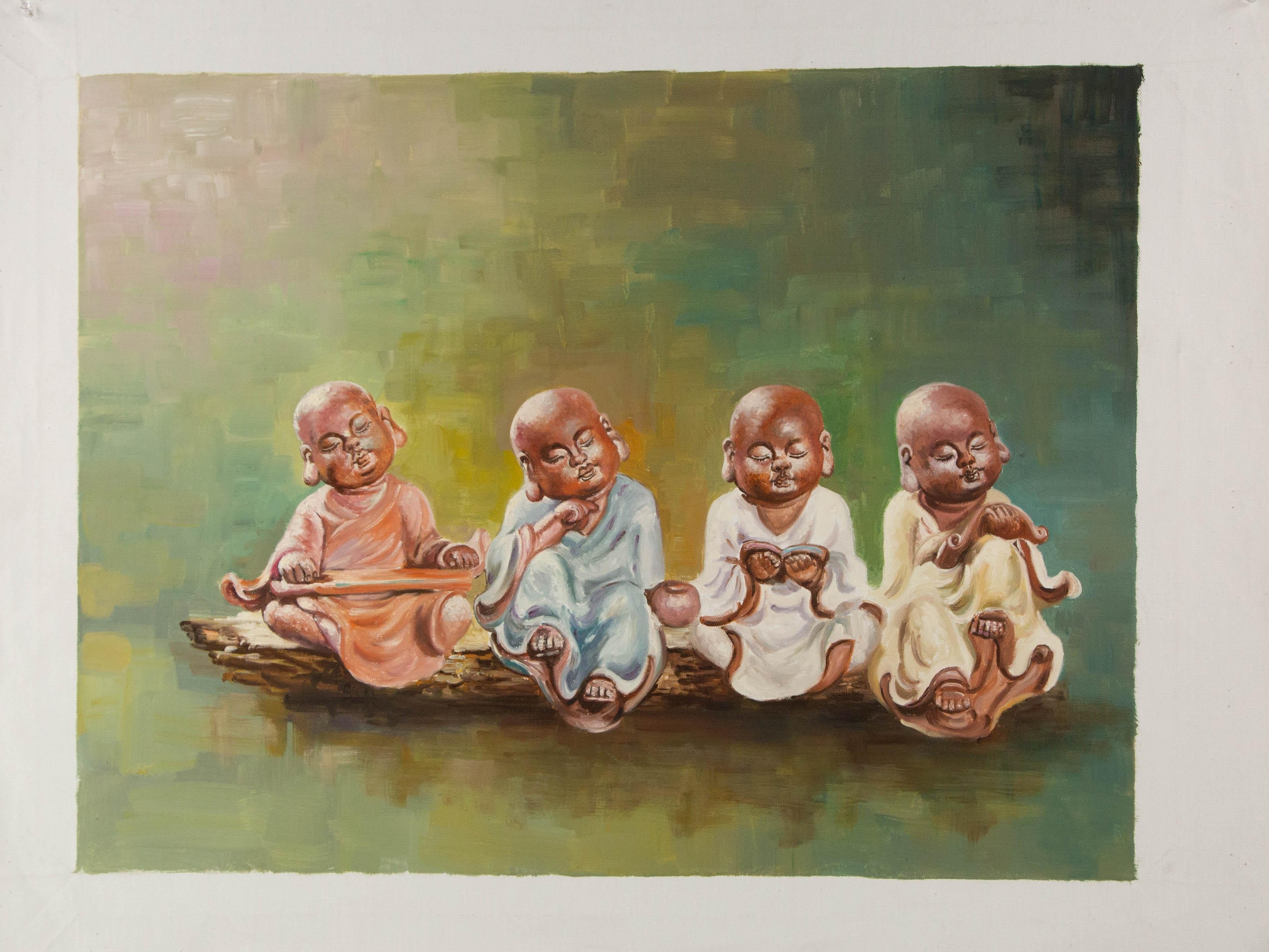 Dan Li Contemporary Original Oil On Canvas 