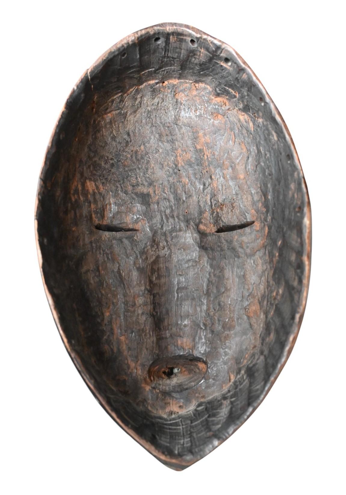 Dan Mask With Metal Teeth – Ivory Coast / Liberia, Mid-20th Century For Sale 2