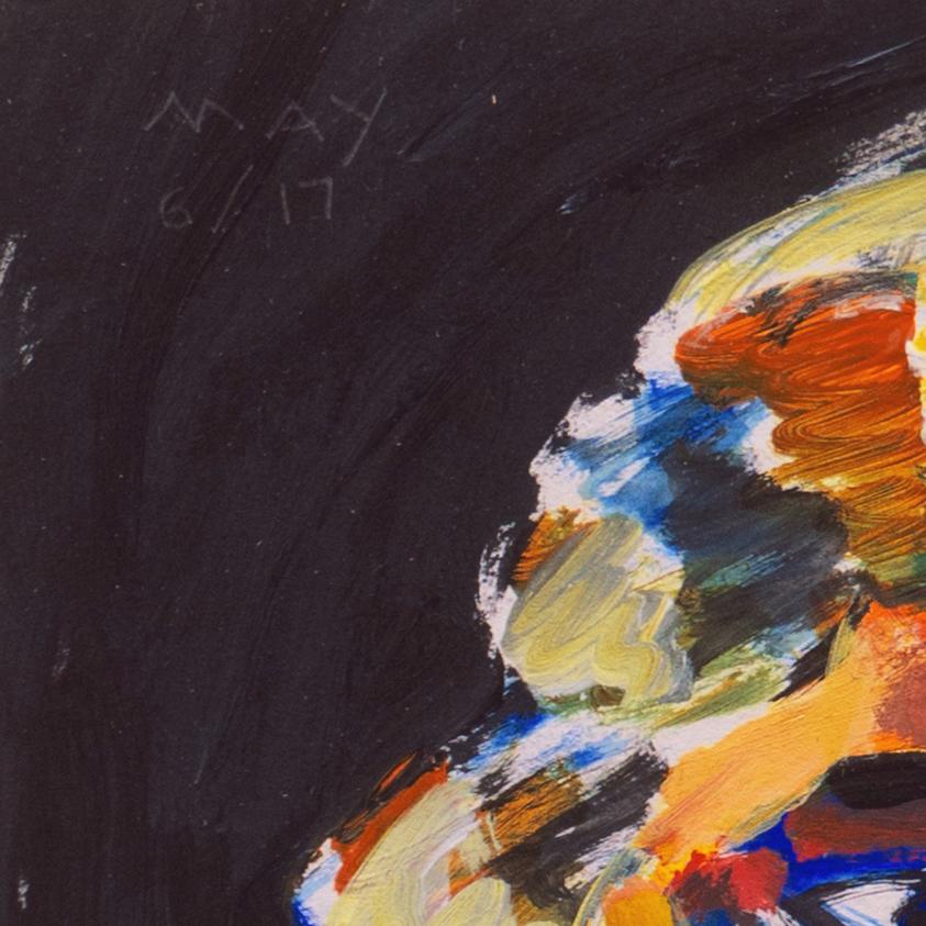 « Figural », post-impressionniste, Portland Art Museum, Albright-Knox Gallery - Painting de Dan May
