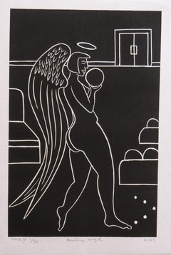 'Bowling Angel', Post Impressionist, Portland Museum, Albright-Knox Gallery