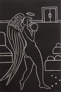 Ángel de los bolos", postimpresionista, Museo de Portland, Galería Albright-Knox