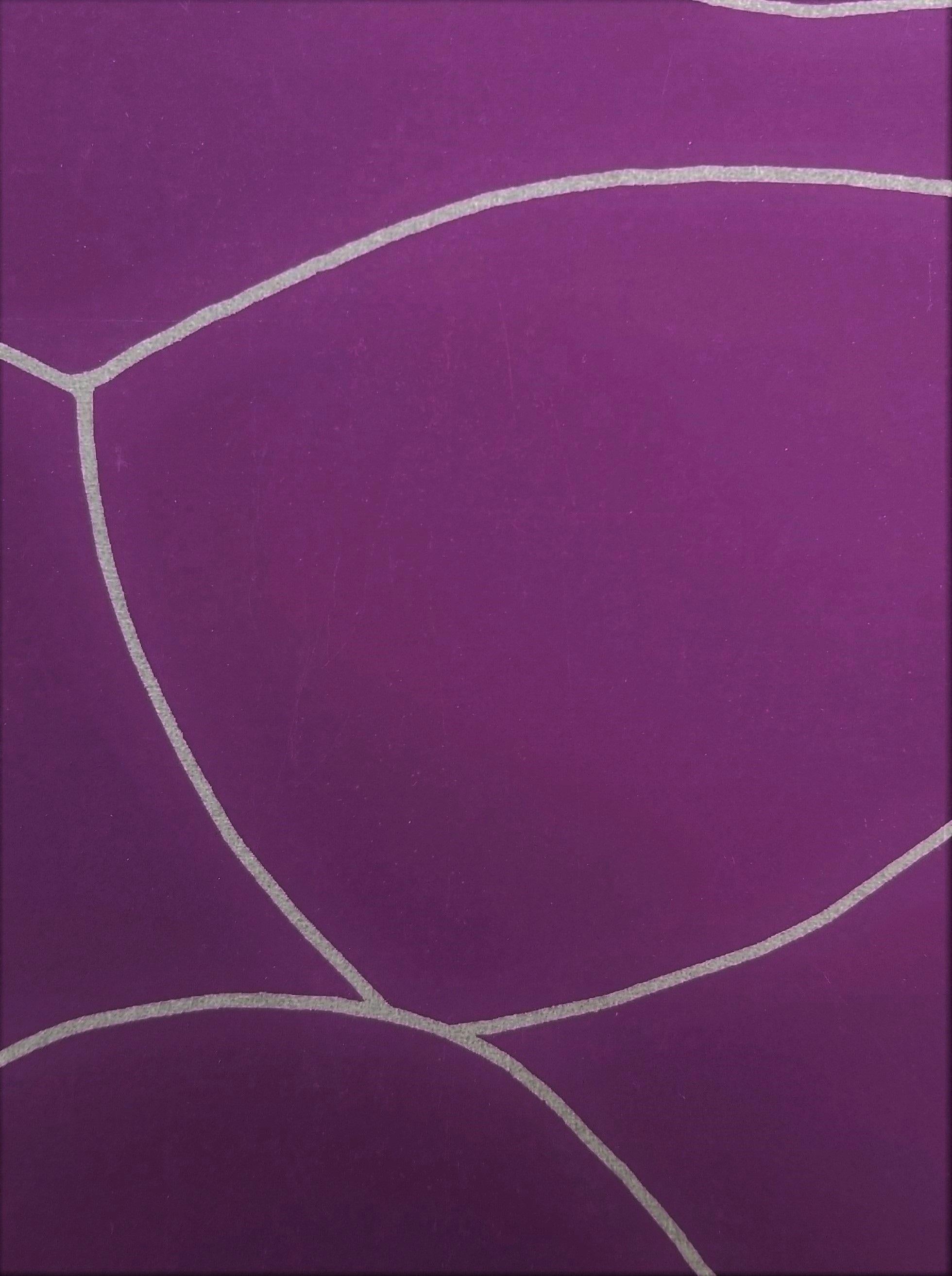 Nudo reclinato (viola) /// Serigrafia contemporanea Street Pop Art Figurativa in vendita 1