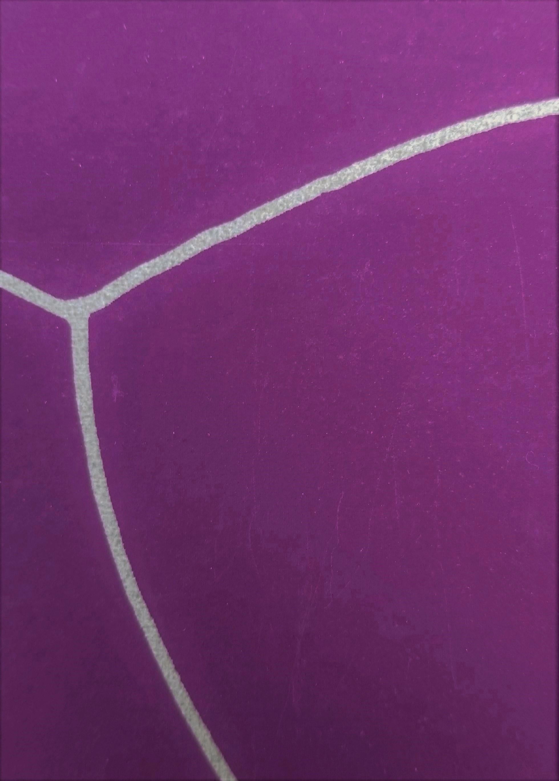 Nudo reclinato (viola) /// Serigrafia contemporanea Street Pop Art Figurativa in vendita 2