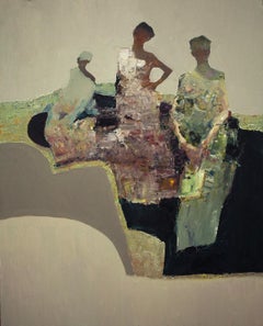 "Harmony" (2024) By Dan McCaw, Original Abstract Portrait Oil Painting