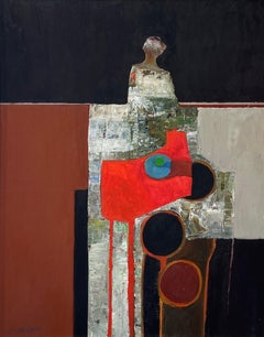 "Reverie" di Dan McCaw, pittura a olio astratta e figurativa