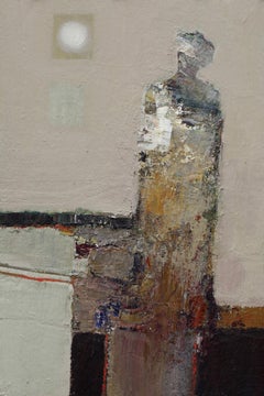 "Pittura ad olio "Figura in piedi