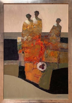 "Symbiotic" (2025) by Dan McCaw, Abstracted, Figural Oil Painting