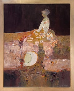 "Textures" (2025) by Dan McCaw, Abstracted, Figural Oil Painting