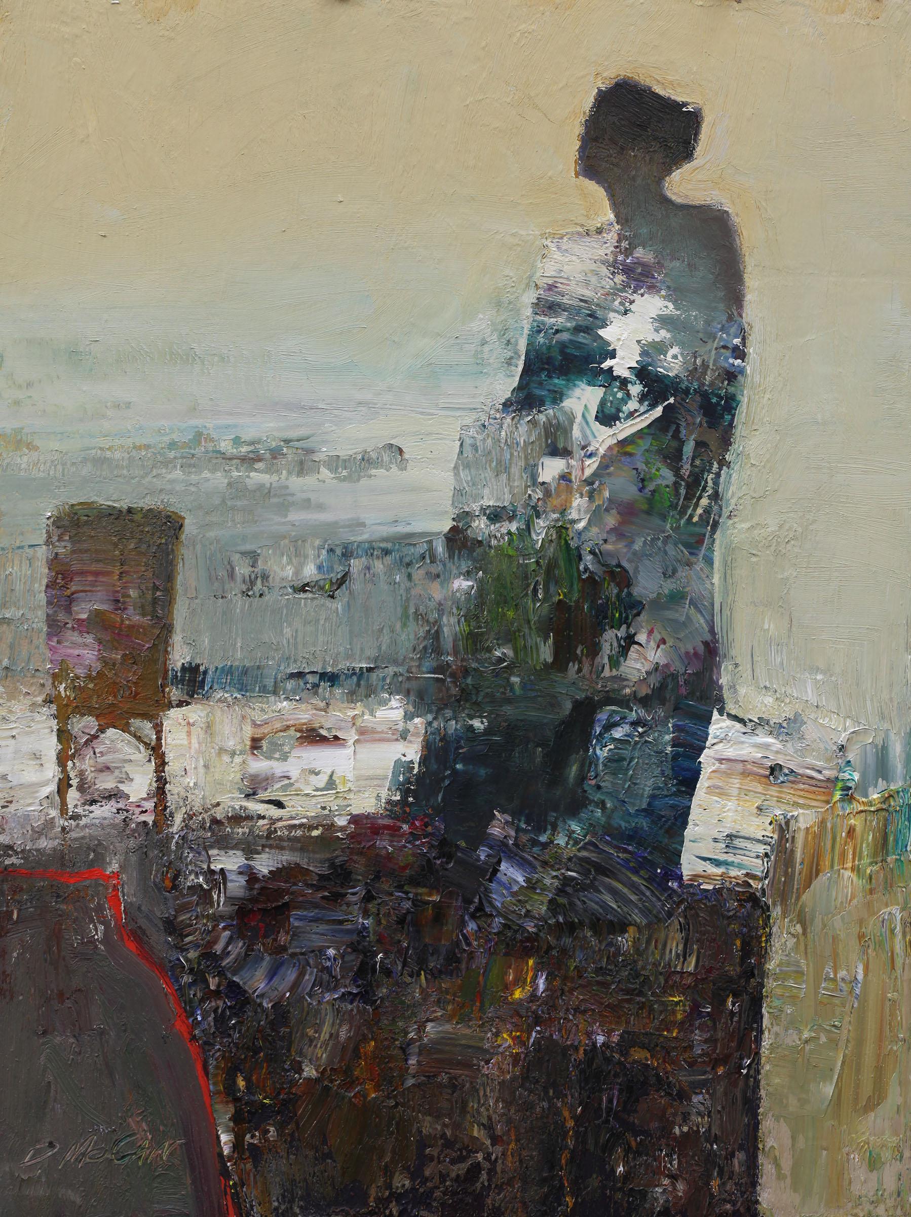 Dan McCaw Figurative Painting - "Textures" Oil Painting
