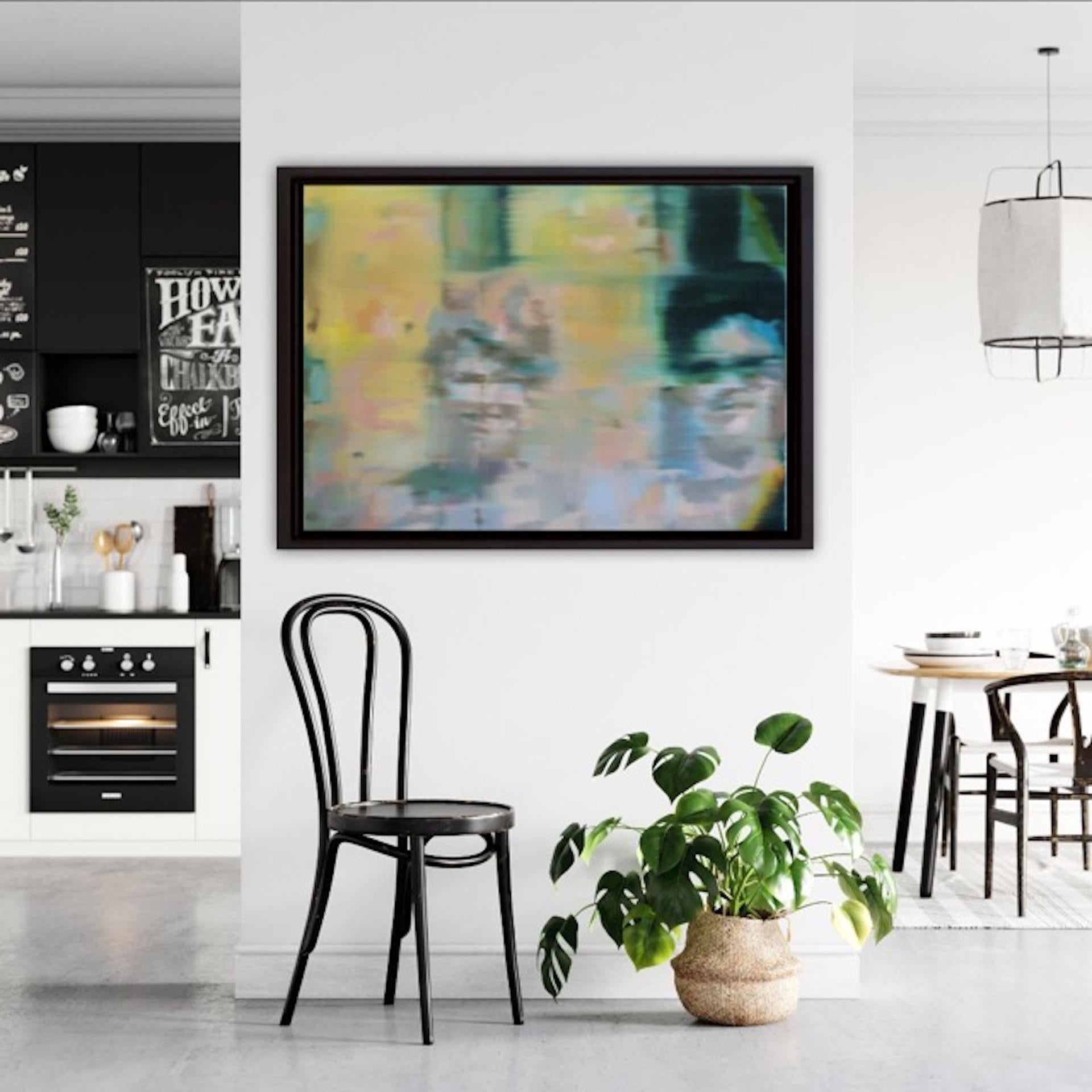 Sol POR DAN MCDERMOTT, Arte abstracto, Arte figurativo,  Pintura original - Portrait Painting Gris de Dan McDermott