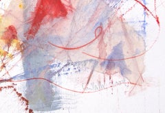 "It Grew From Three, " Original Abstract Mixed Media Collage signed