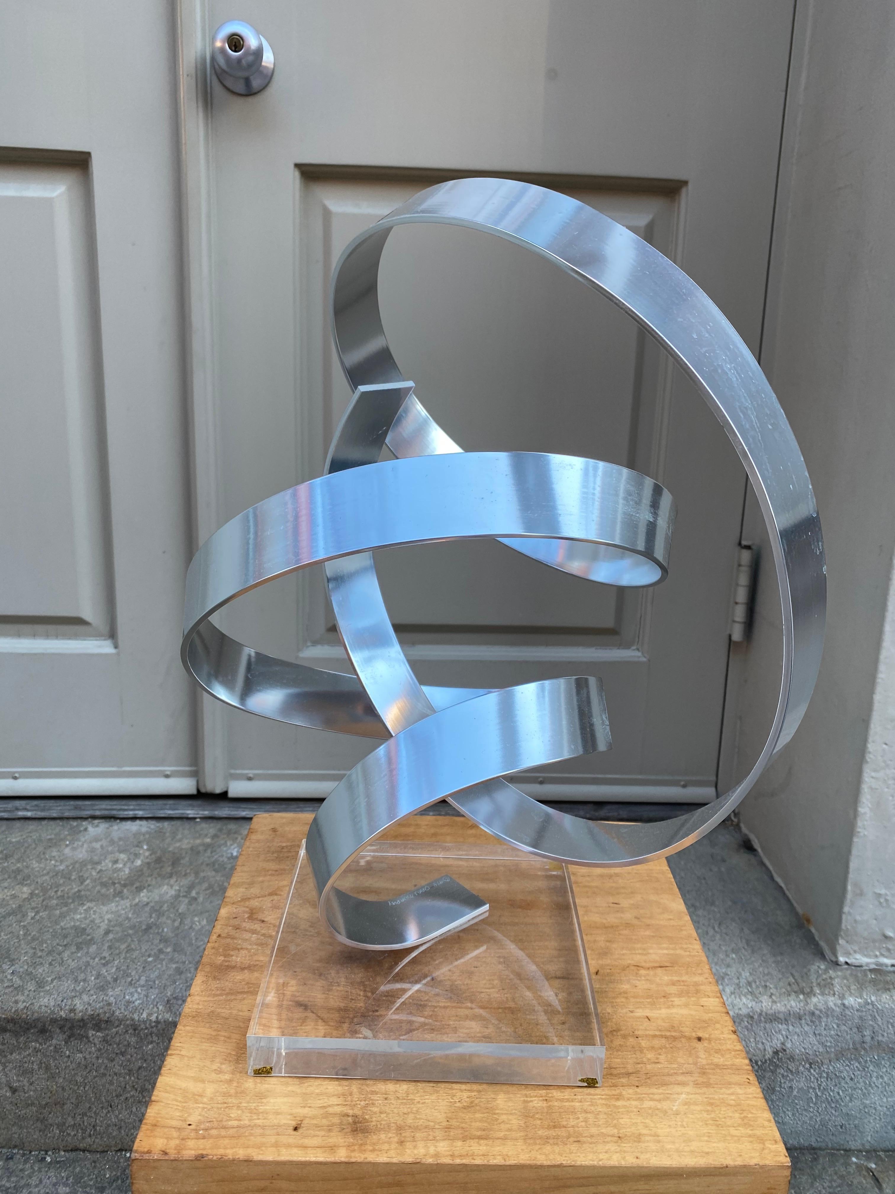 Dan Murphy Aluminum Sculpture For Sale 1