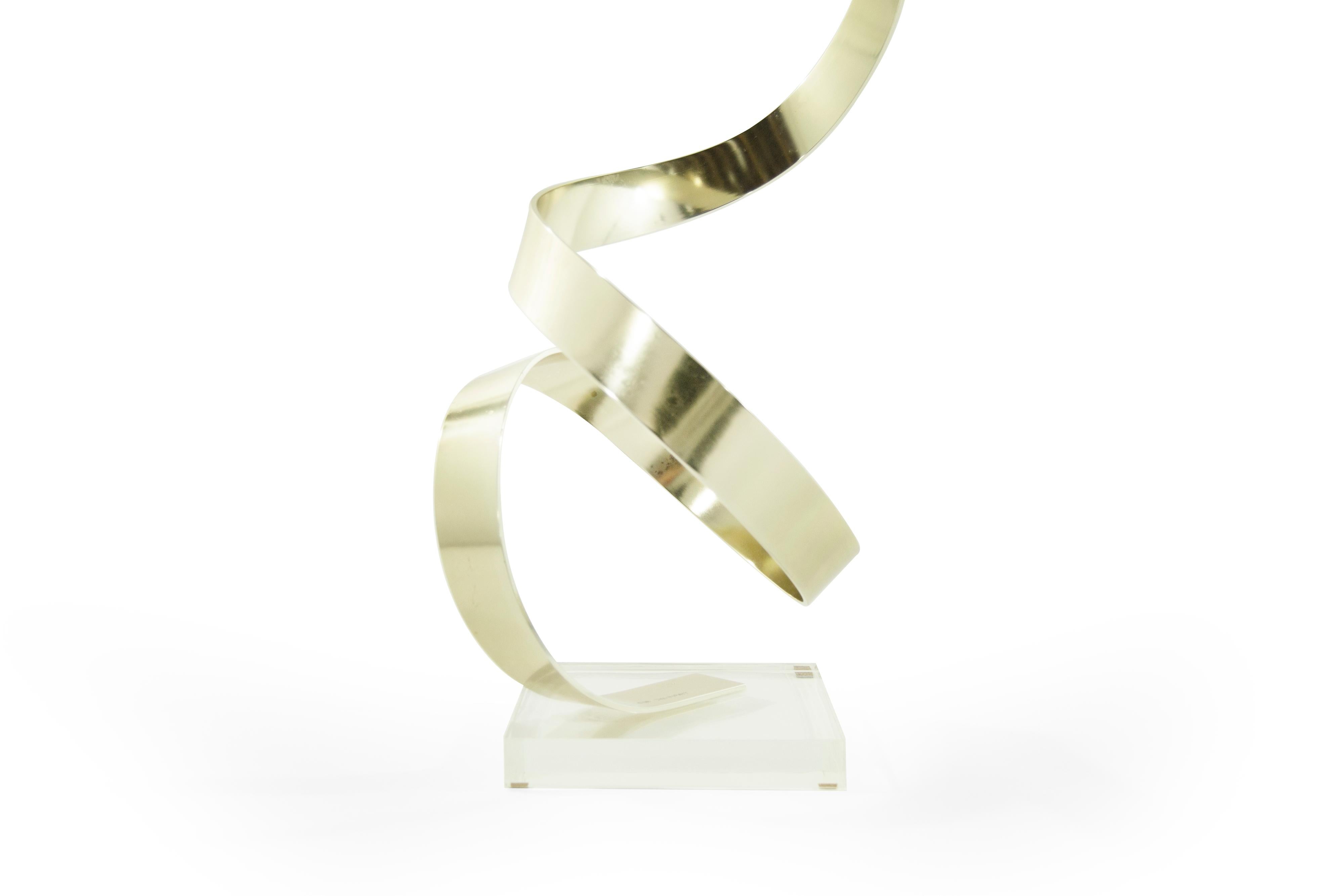 Mid-Century Modern Dan Murphy 'Ribbon' Sculpture, 1980 For Sale