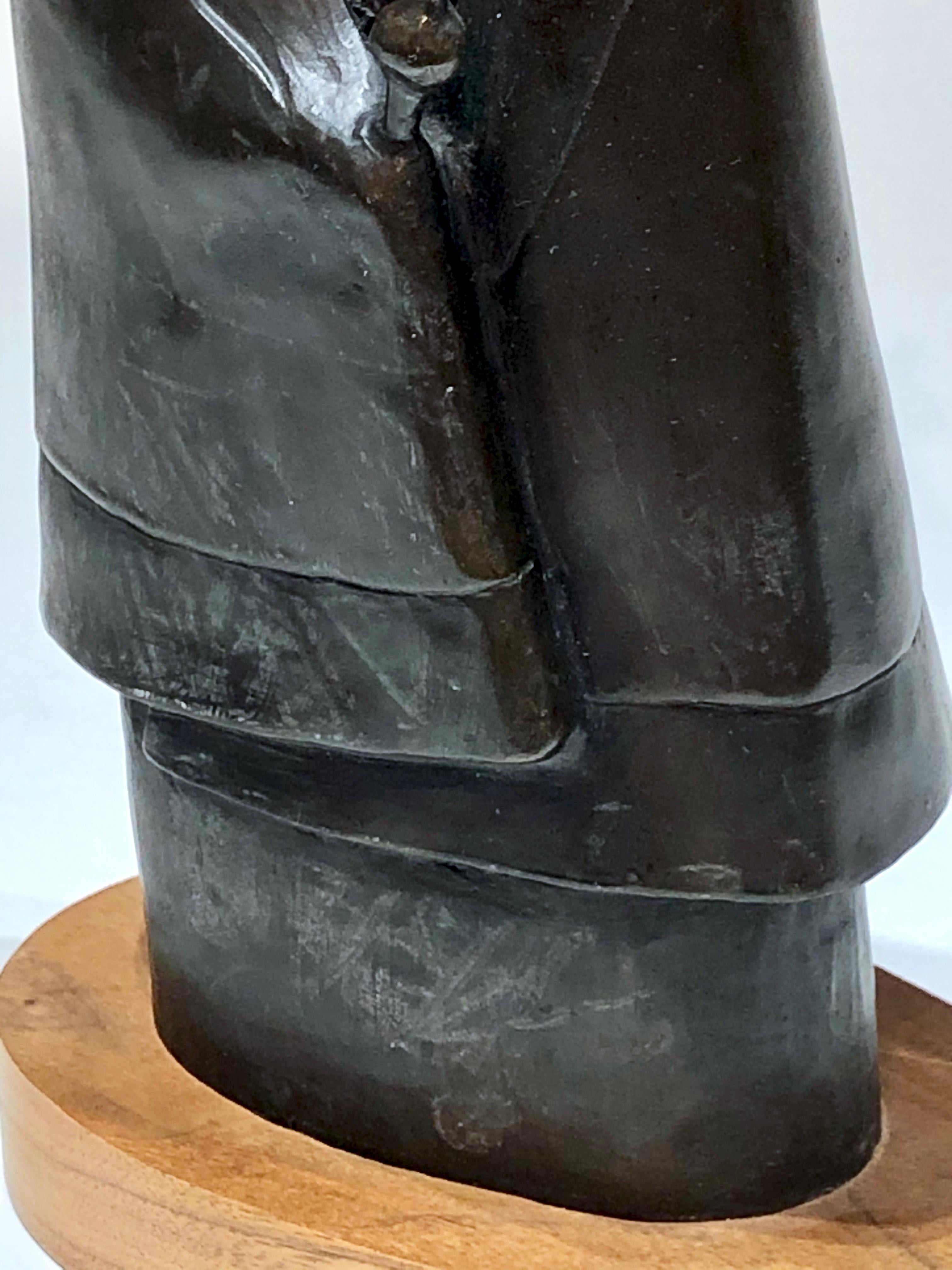 Kachina Morning de Dan Namingha, sculpture en bronze, kachina, femme, Hopi, marron en vente 3
