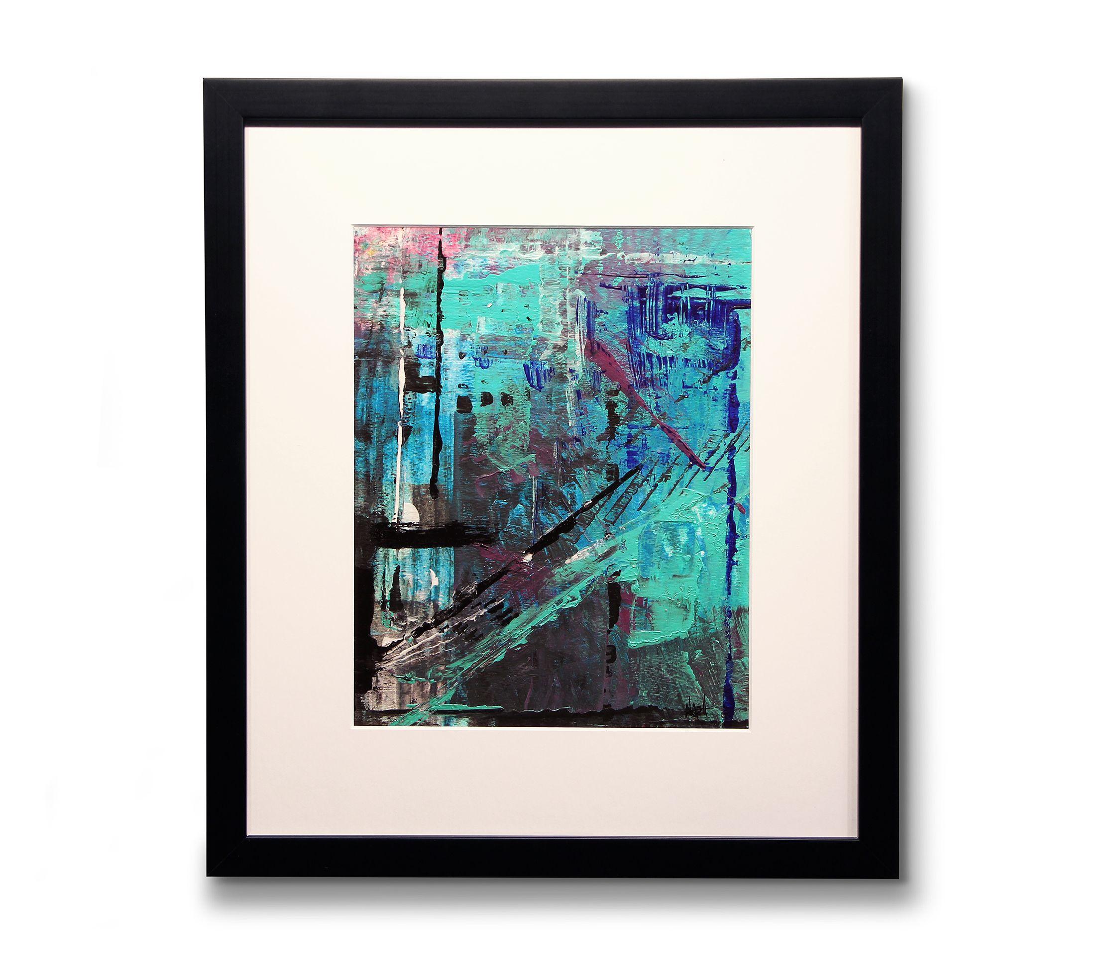 'Rough Mix', Pittura, Acrilico su carta - Painting di Dan Nash Gottfried