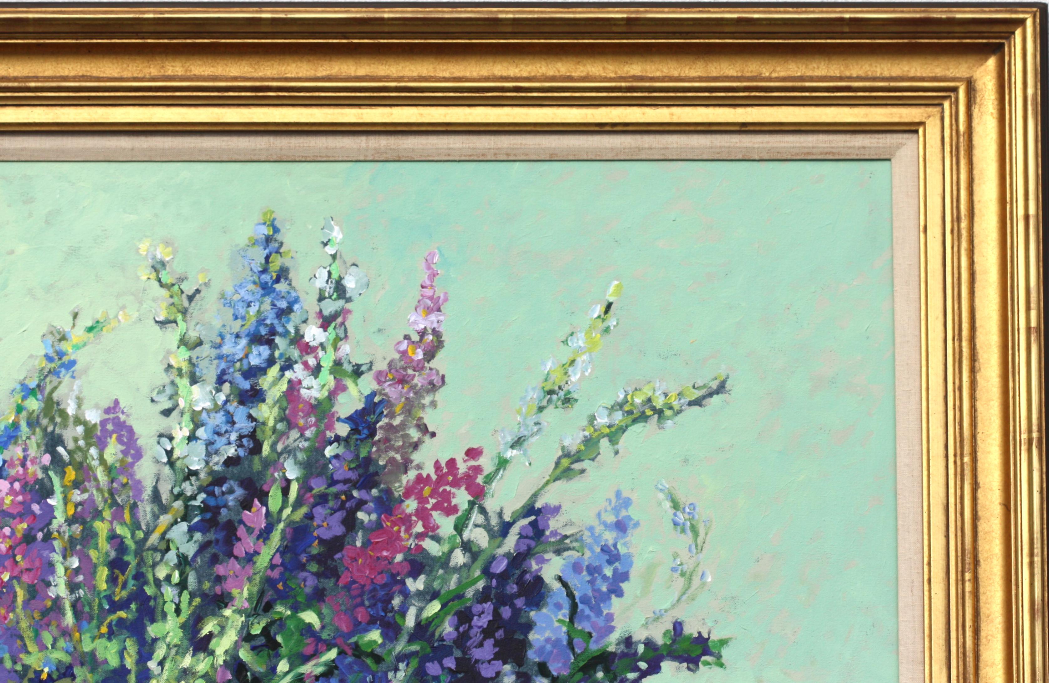 Dan Poole, (American, b. 1941) Flowers in a Chinese Bowl, 1988 For Sale 2