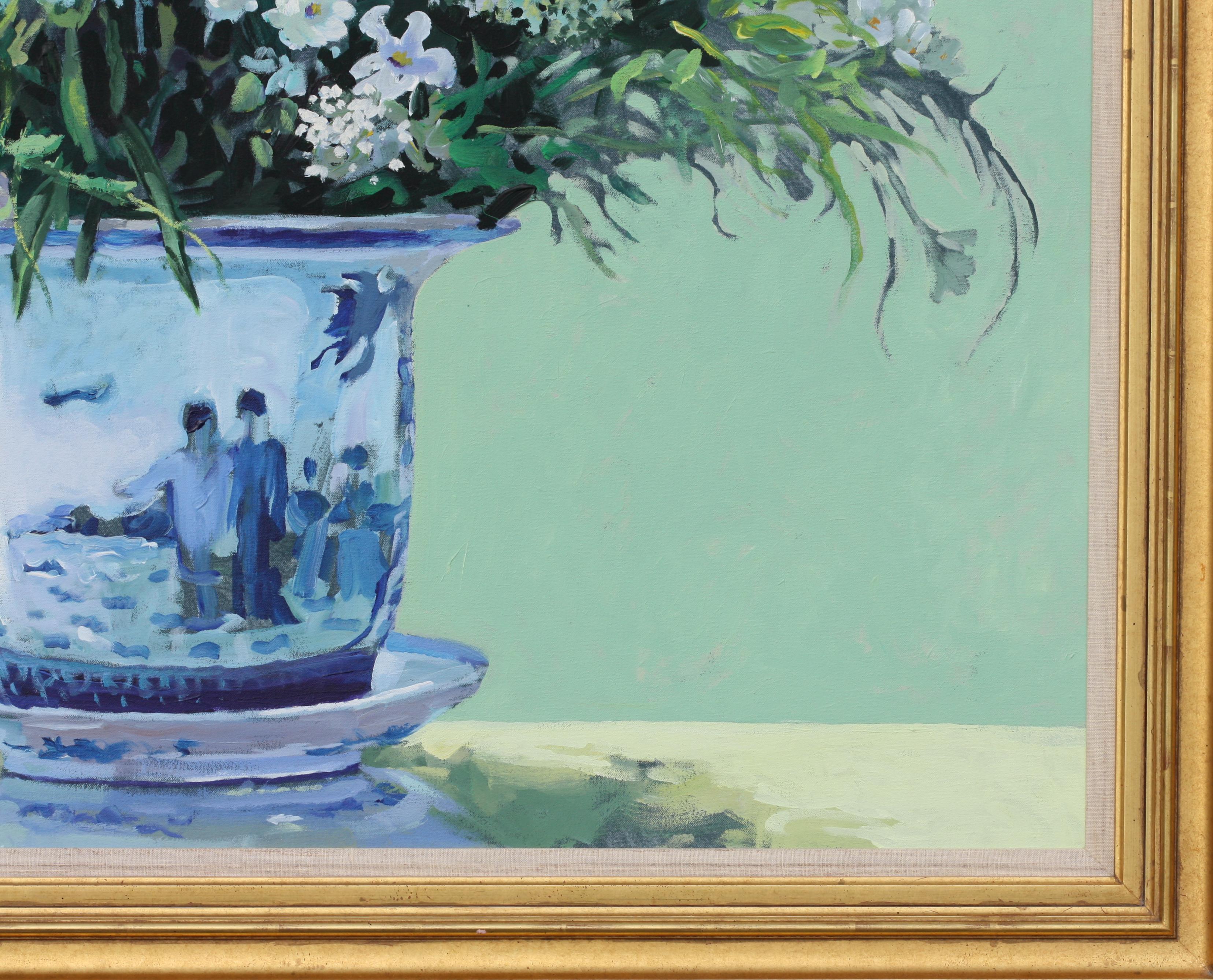 Dan Poole, (American, b. 1941) Flowers in a Chinese Bowl, 1988 For Sale 3