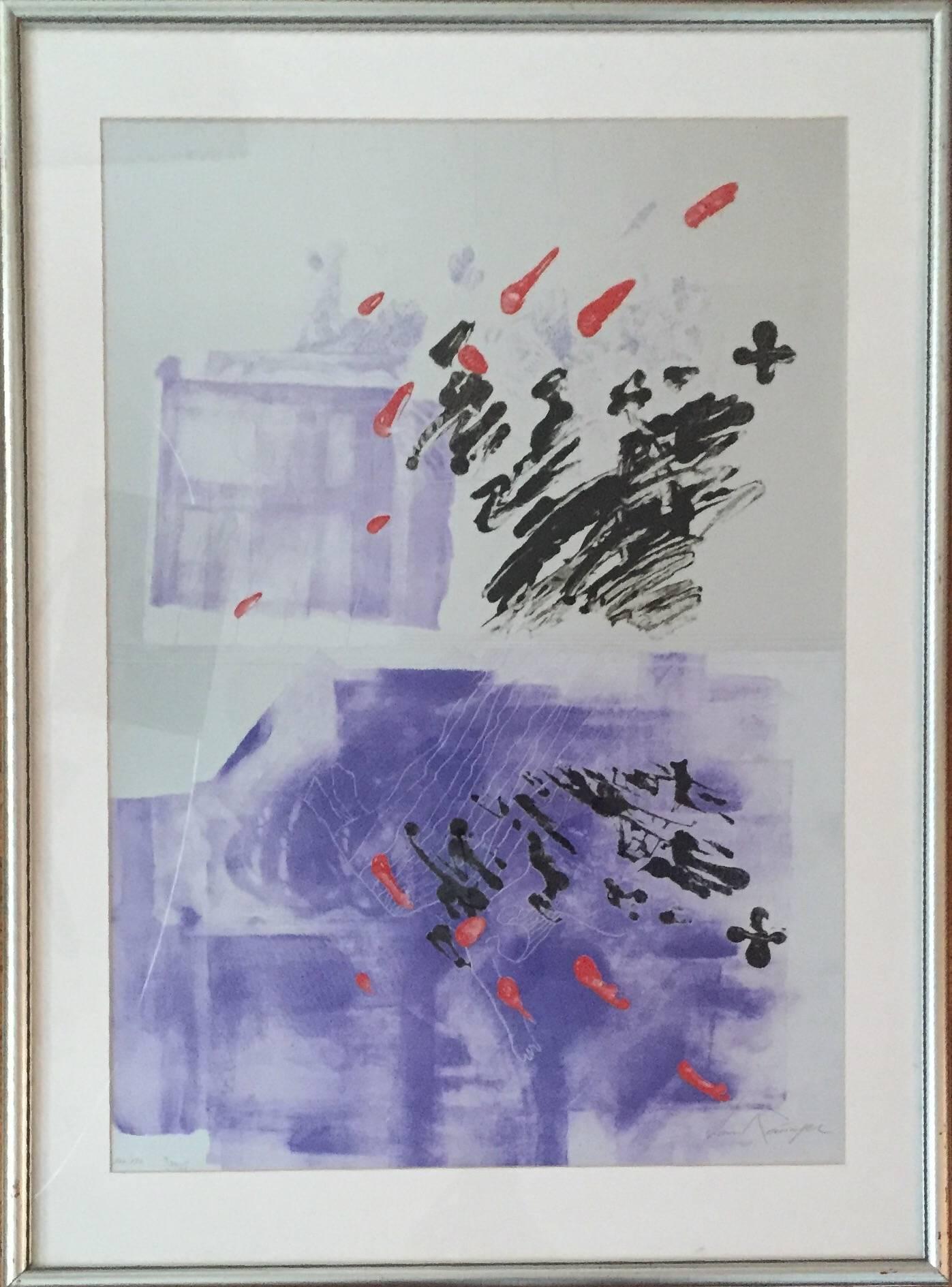 Dan Reisinger Abstract Print - "Untitled"