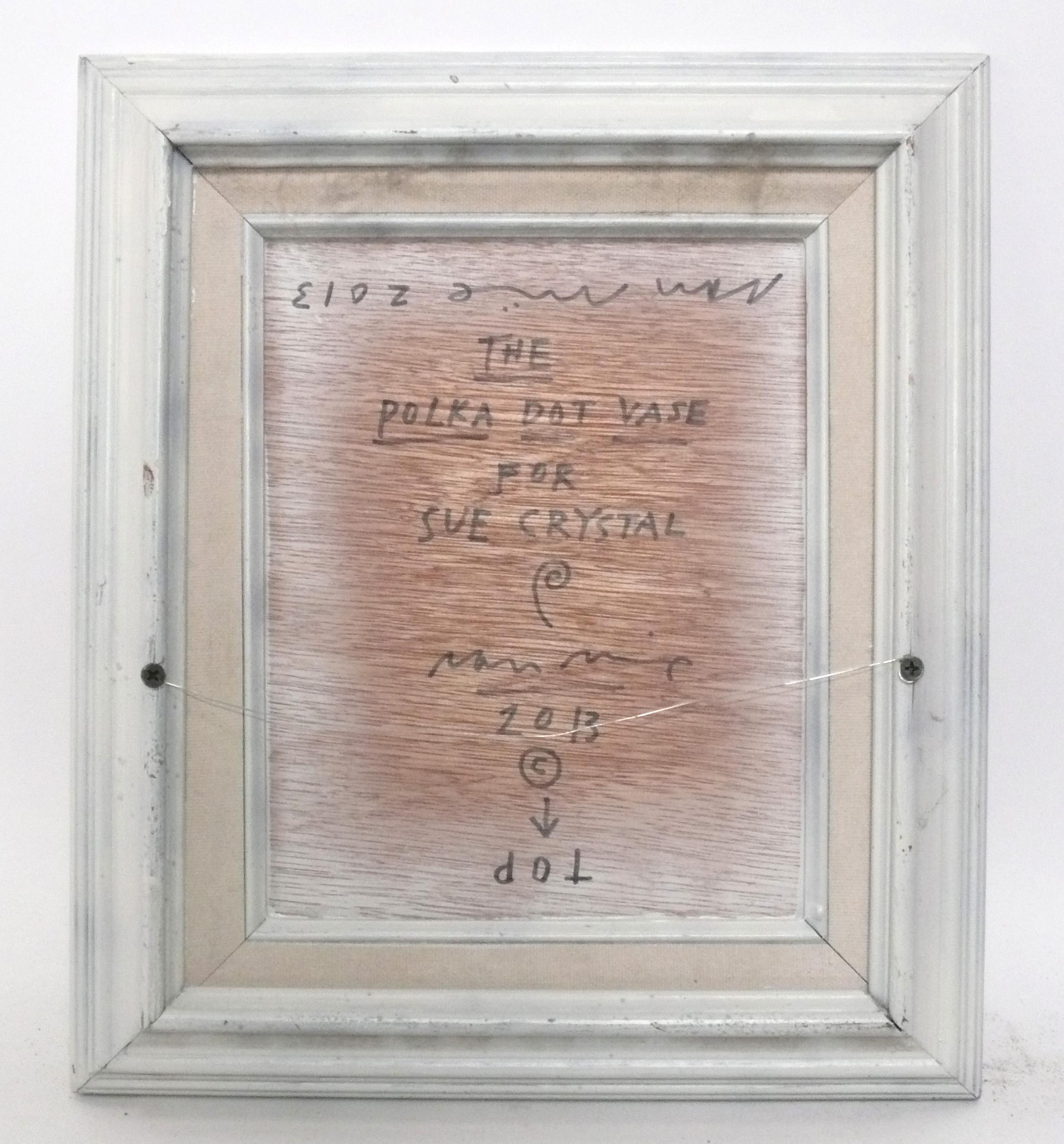 Dan Rizzie Originalgemälde Blumen in Vase circa 2013 Moderne Volkskunst (21. Jahrhundert und zeitgenössisch) im Angebot