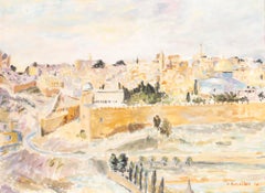 Dan Rubinstein - Framed 20th Century Oil, Jerusalem