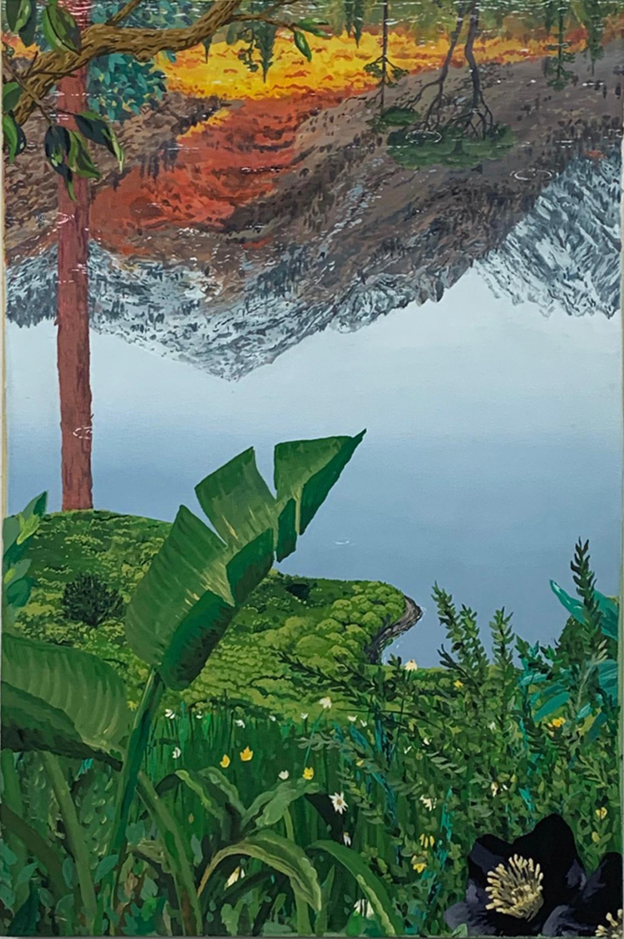 Dan Rule Landscape Painting – Mountain Magic (aus der Landscapes-Serie)
